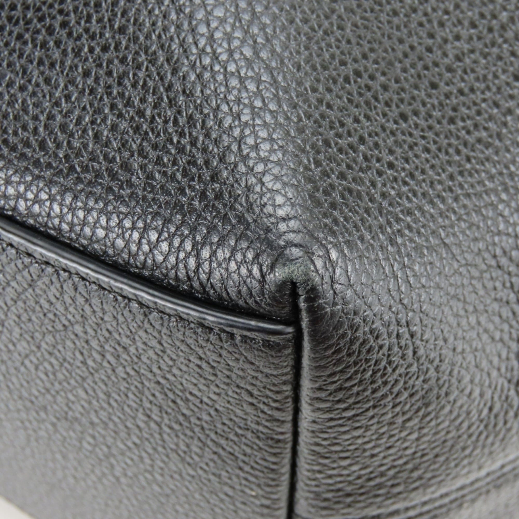 Coach Black Leather Tote Bag (Pre-Owned)