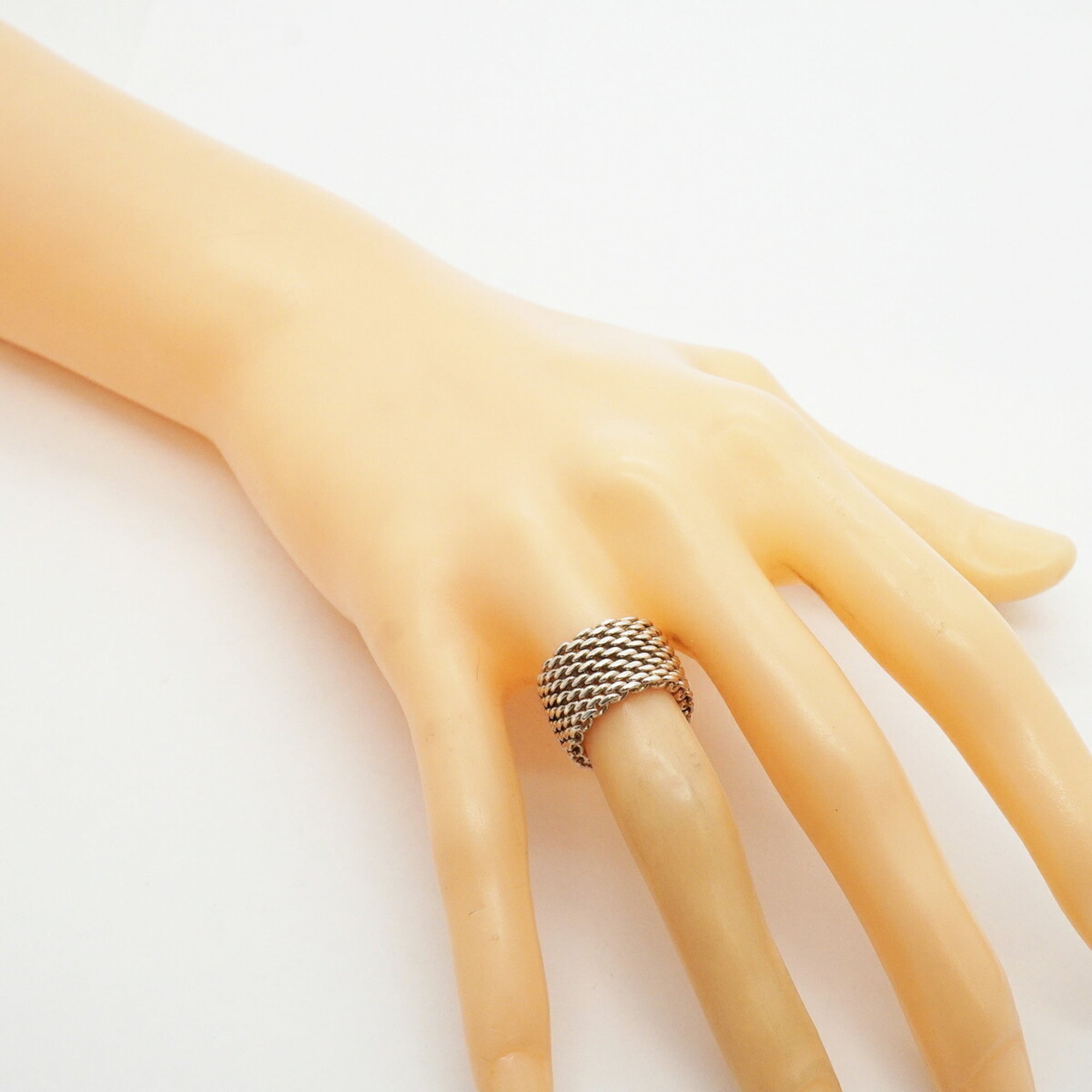 Tiffany Silver 925 Band Ring (Pre-Owned)