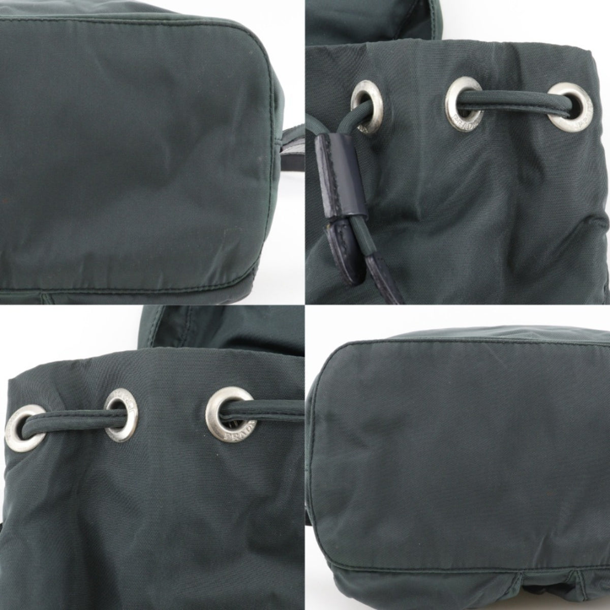 Prada Green Nylon Backpack (Pre-Owned)