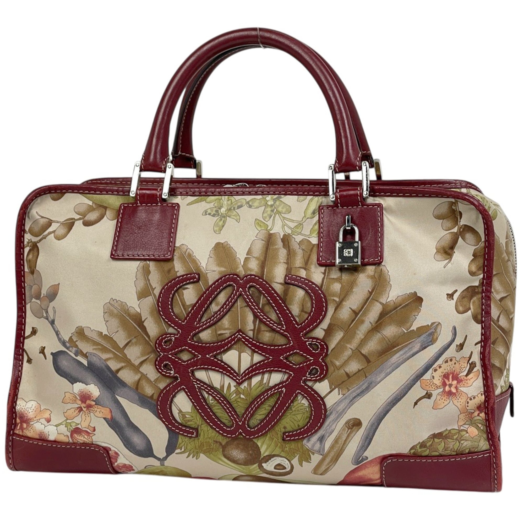 Loewe Multi-Color Fabric Leather Handbag (Pre-Owned)