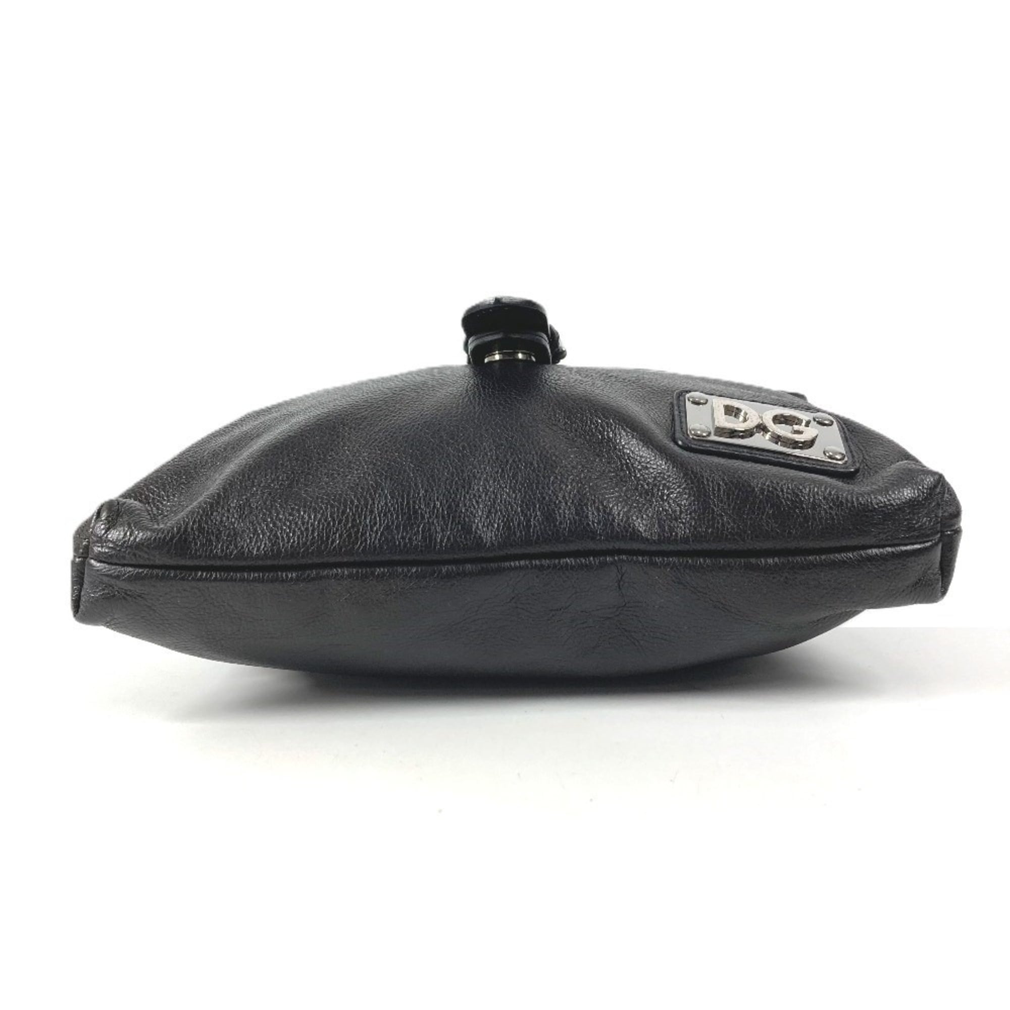 Dolce & Gabbana Black Leather Shoulder Bag (Pre-Owned)