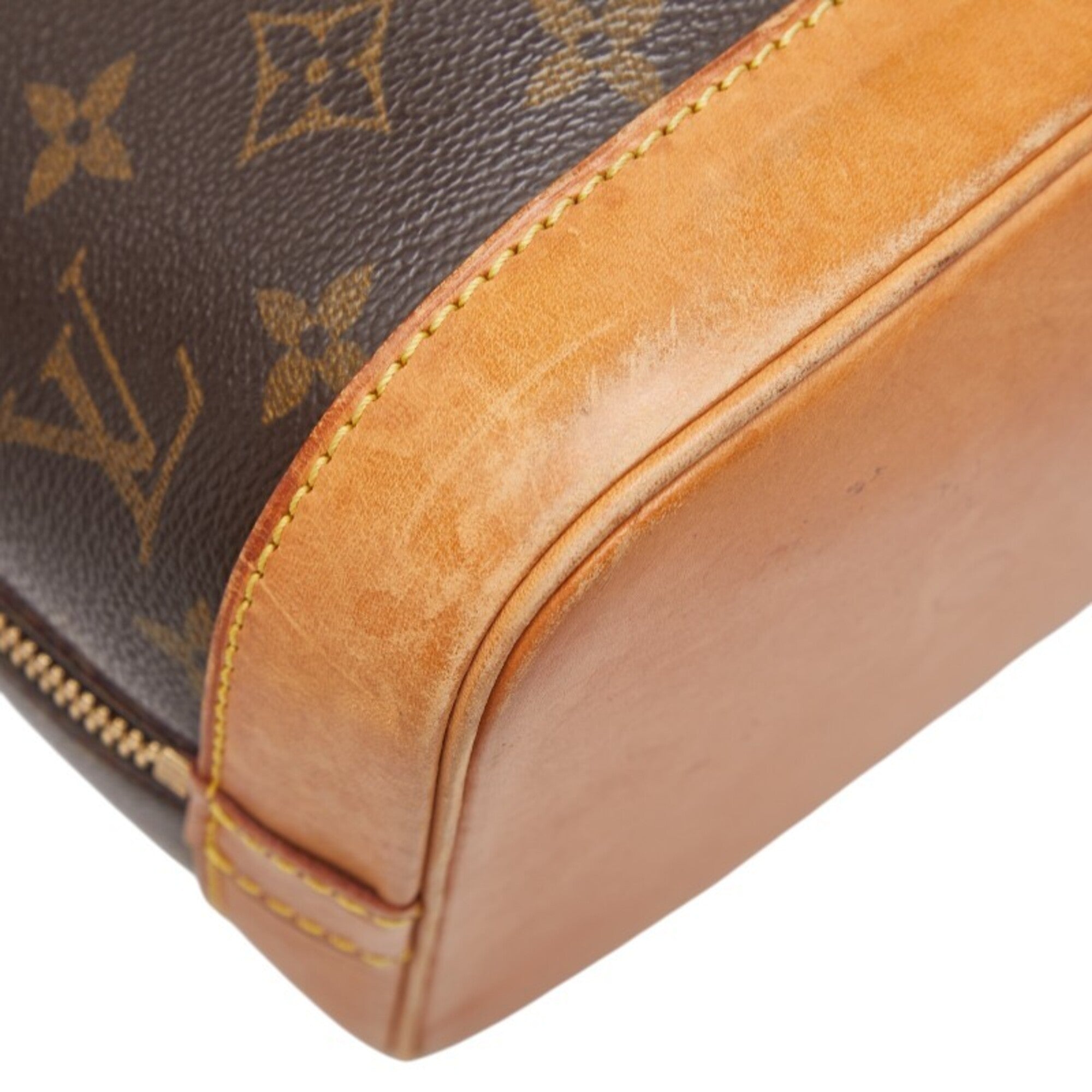 Louis Vuitton Brown Pvc Leather Handbag (Pre-Owned)