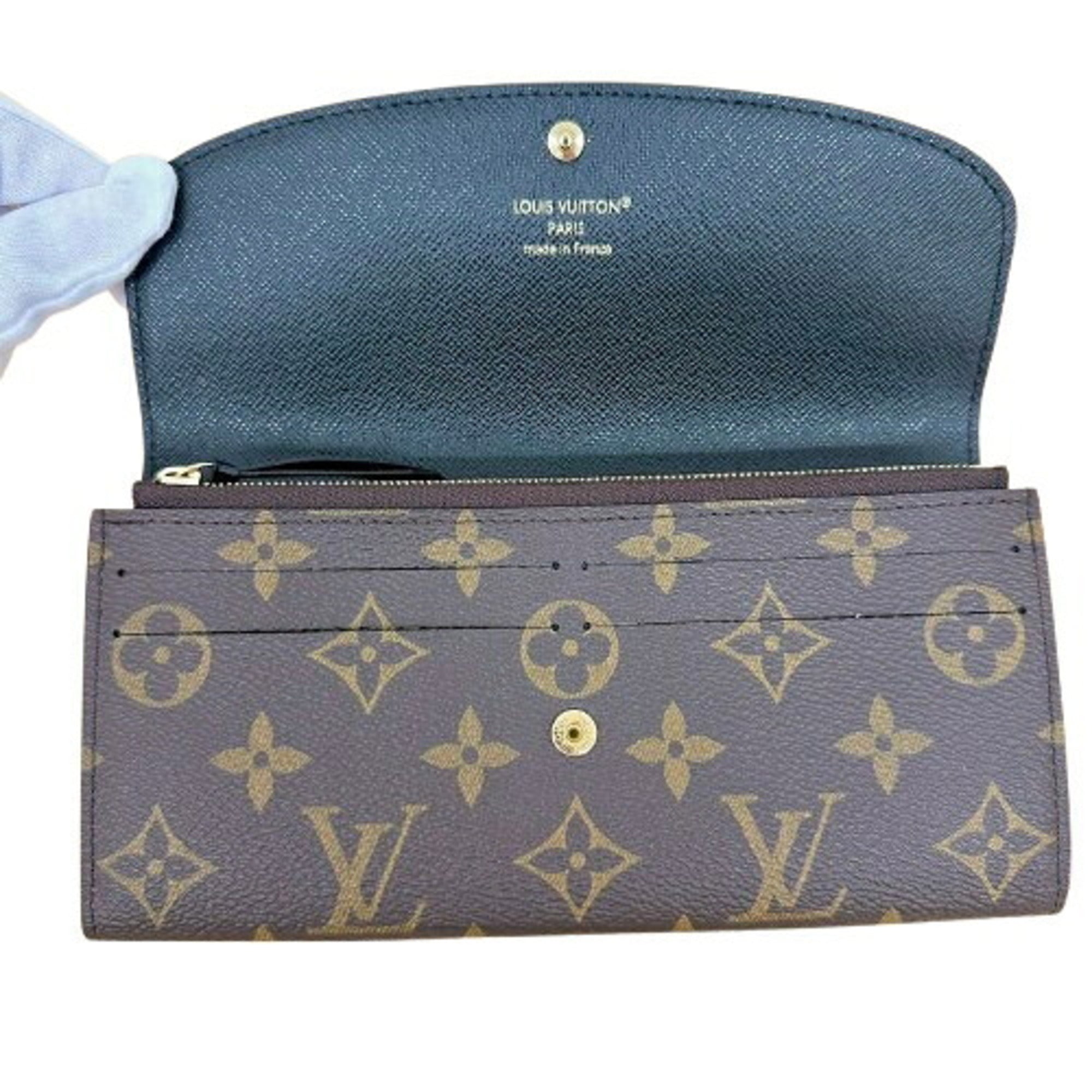 Louis Vuitton Brown Monogram Reverse Monogram Reverse Long Wallet (Bi-Fold) (Pre-Owned)