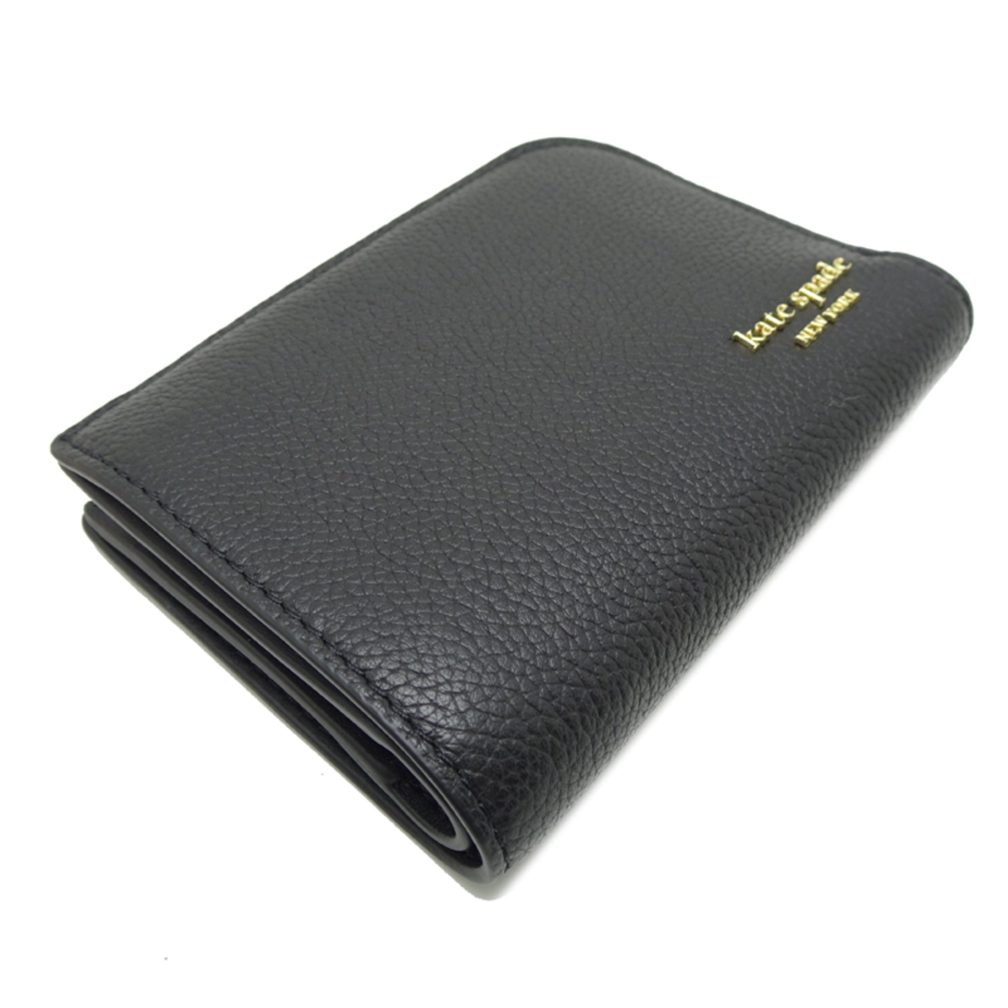 Kate Spade Black Leather Wallet (Bi-Fold) (Pre-Owned)