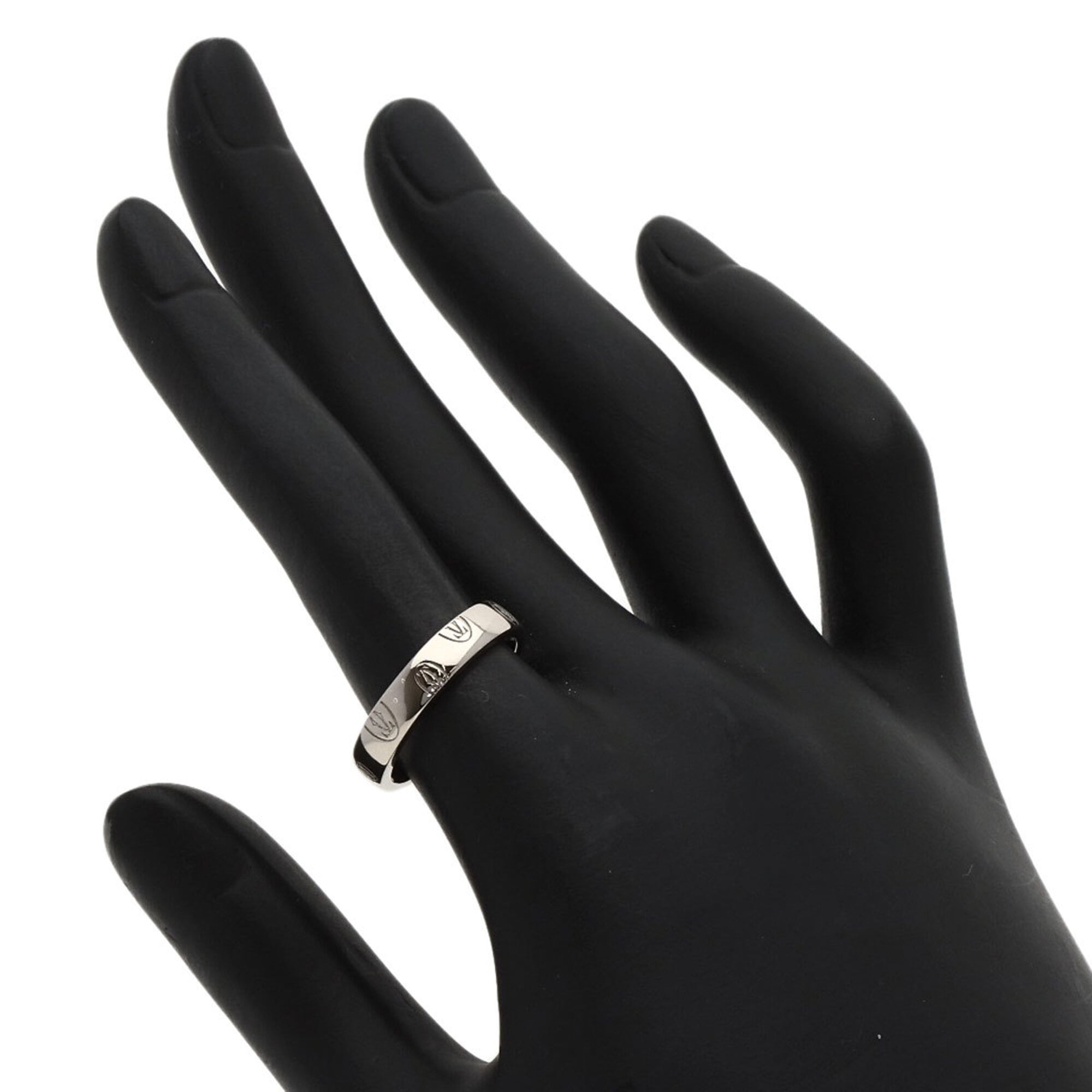 Cartier Happy Birthday White Gold (18K) Band Ring (Pre-Owned)