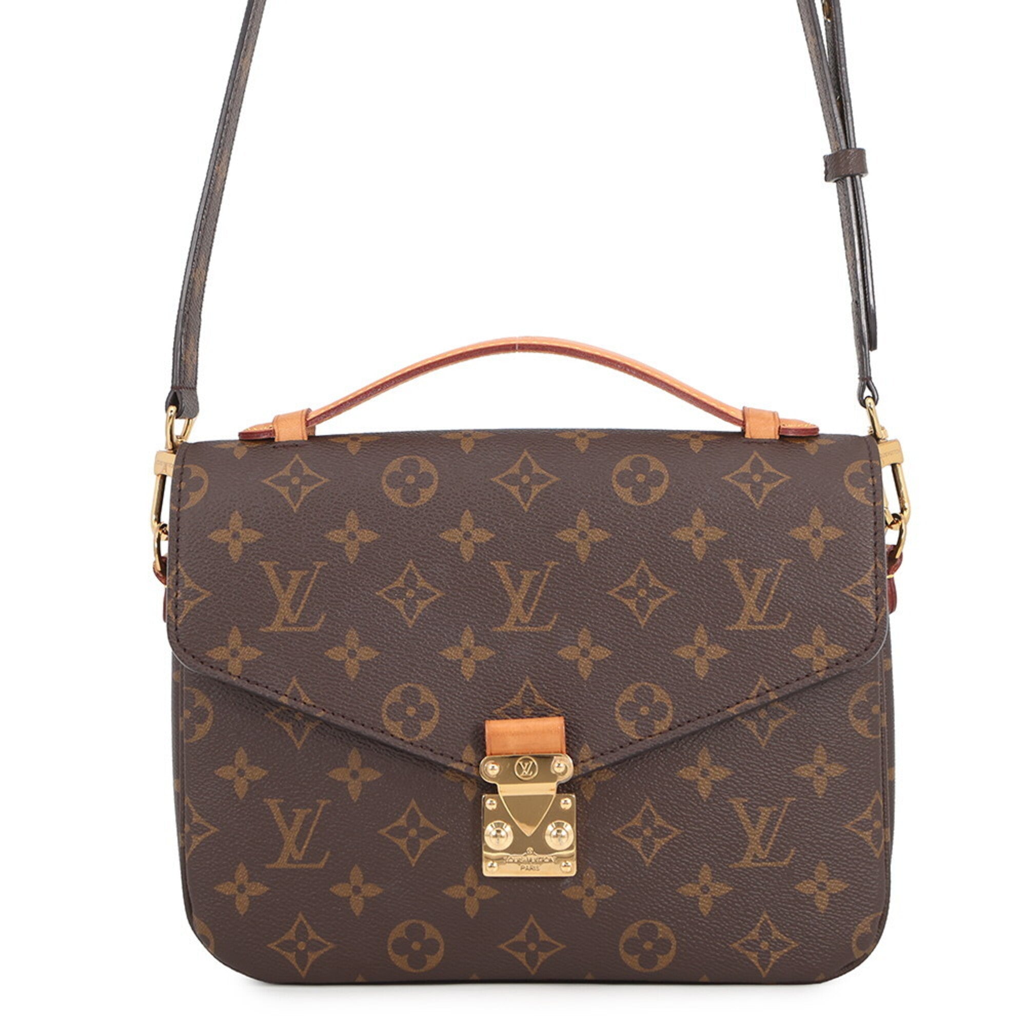 Louis Vuitton Monogram Brown Monogram Handbag Pochette (Pre-Owned)