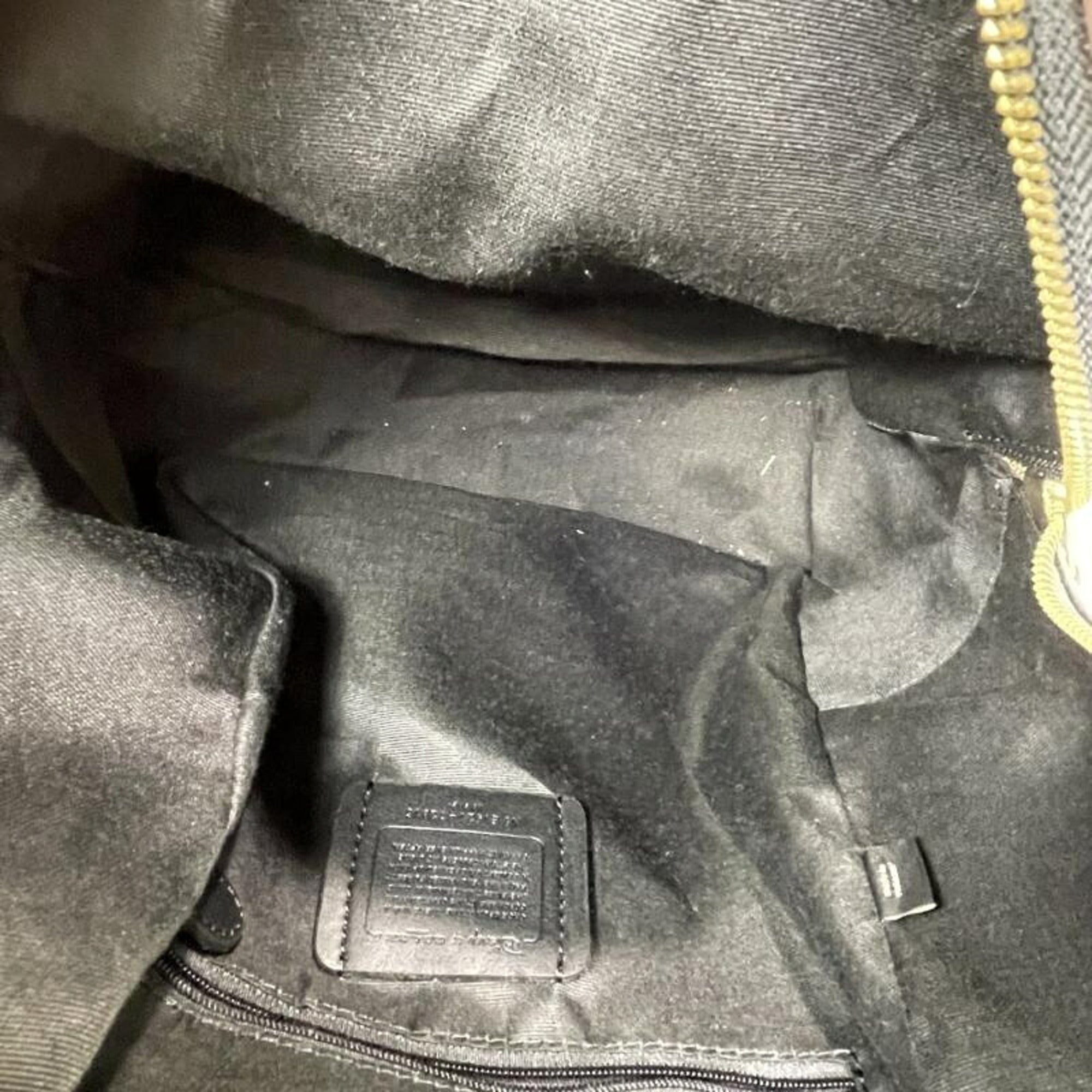 Coach Black Brown Backpack (Pre-Owned)