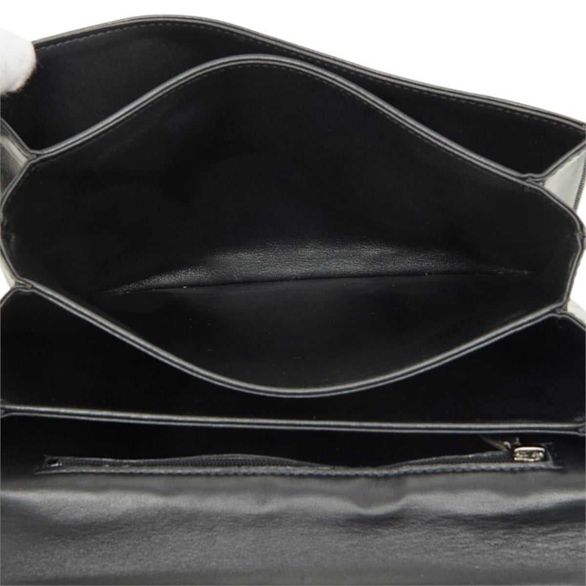 Louis Vuitton Black Noir Leather Handbag Shoulder Bag (Pre-Owned)