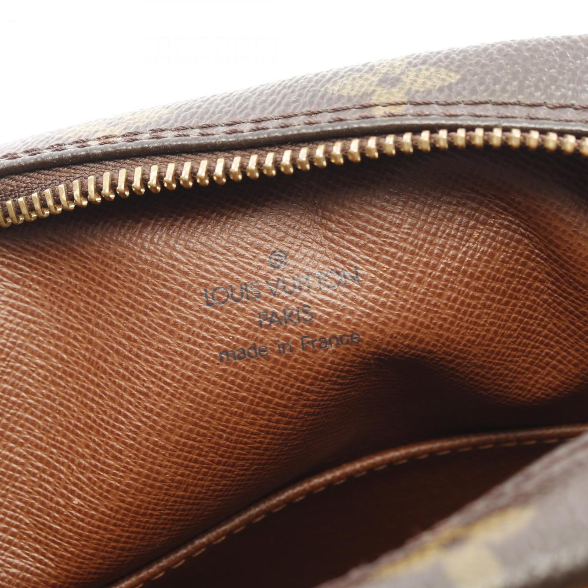 Louis Vuitton Brown Pvc Monogram Coated Canvas Leather Shoulder Bag (Pre-Owned)