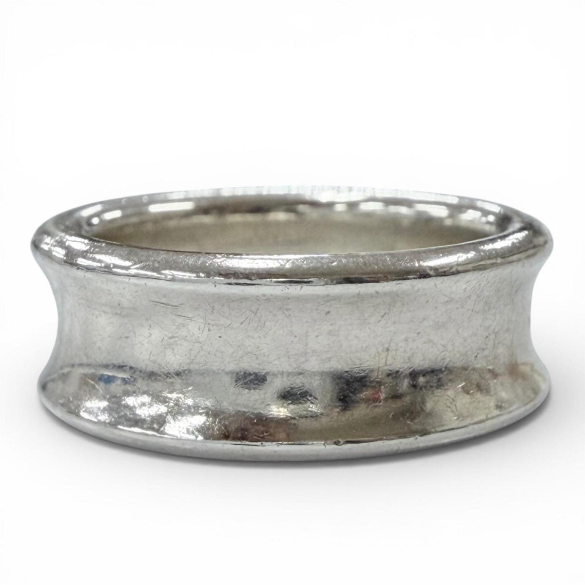 Tiffany Silver Silver 925 Band Ring (Pre-Owned)