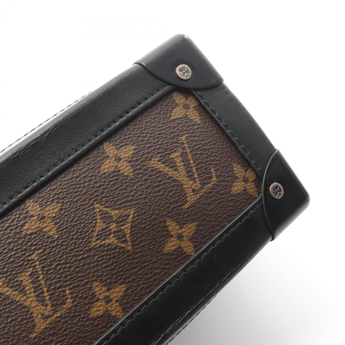 Louis Vuitton Black Brown Monogram Macassar Multi-Color Coated Canvas Leather Shoulder Bag (Pre-Owned)