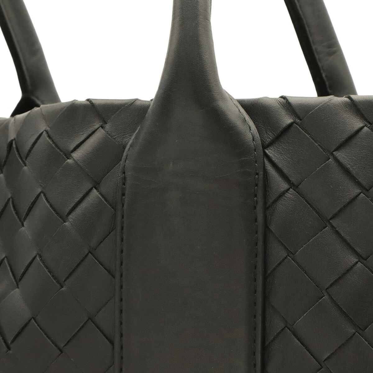Bottega Veneta Black Leather Tote Bag (Pre-Owned)