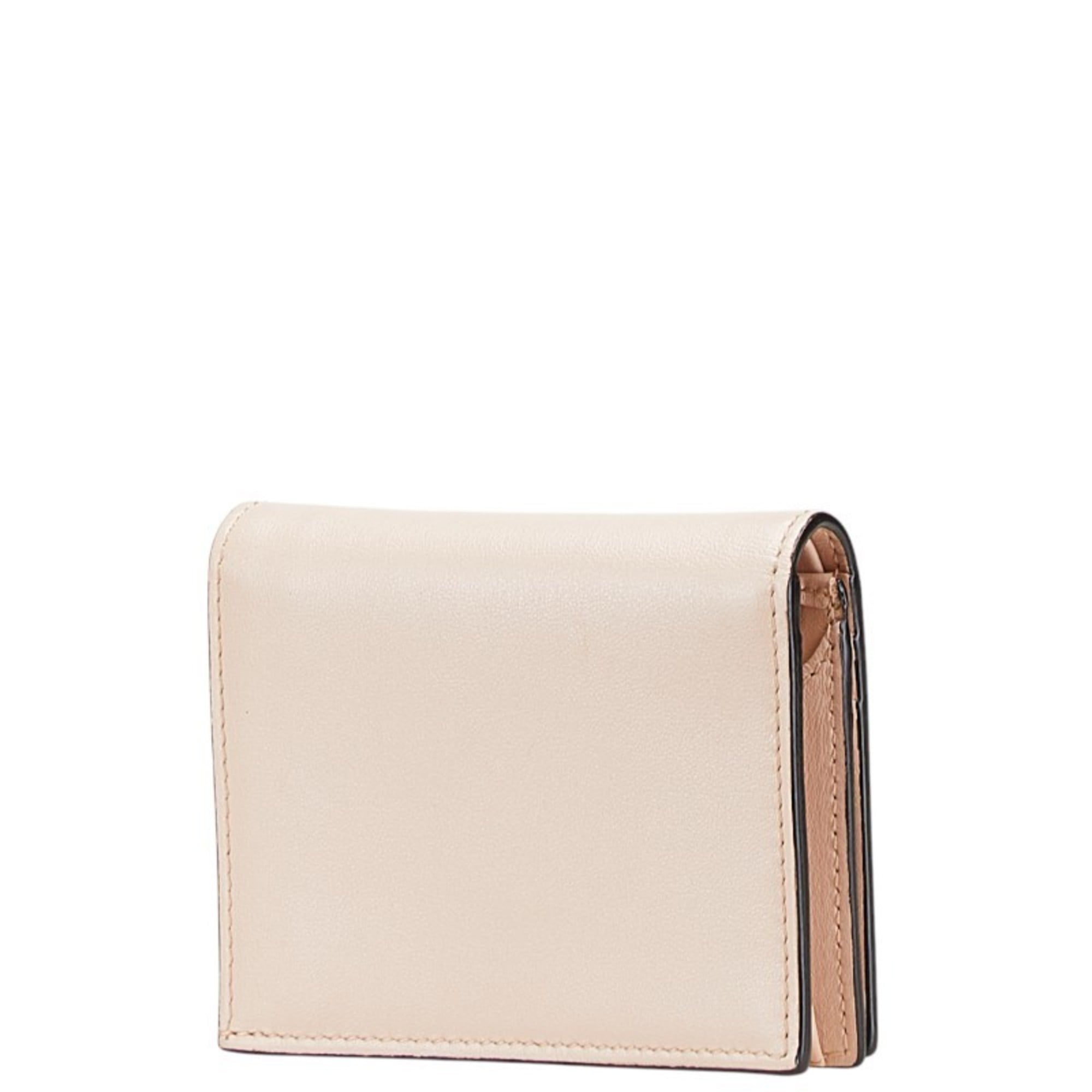 Fendi Black Pink Leather Wallet (Bi-Fold) (Pre-Owned)