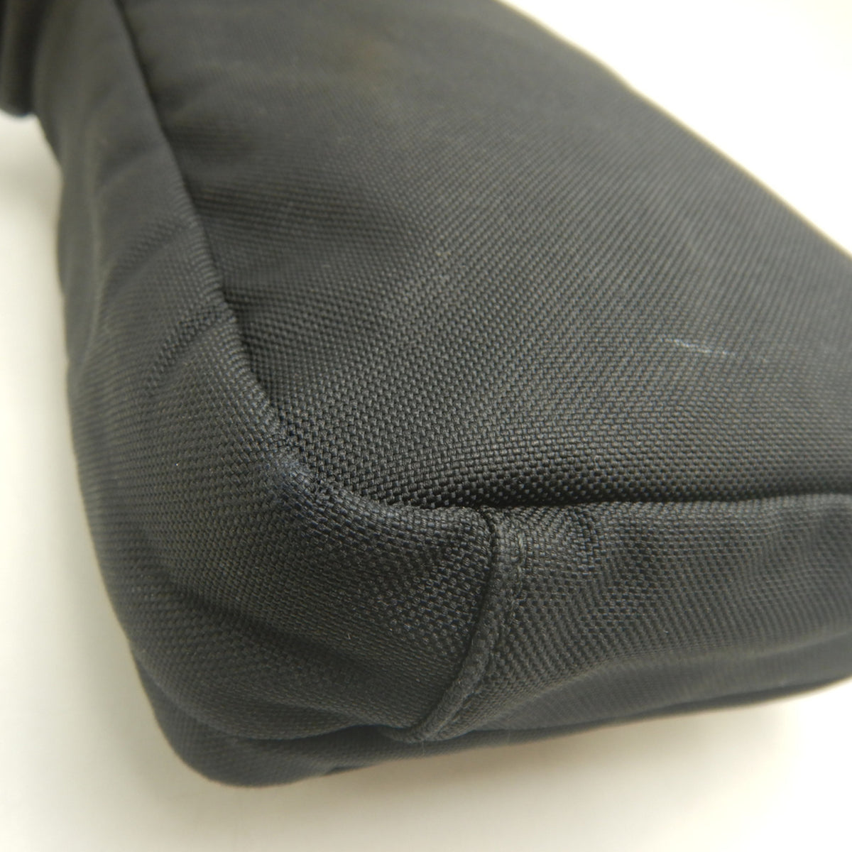Balenciaga Black Nylon Messenger Bag Shoulder Bag (Pre-Owned)