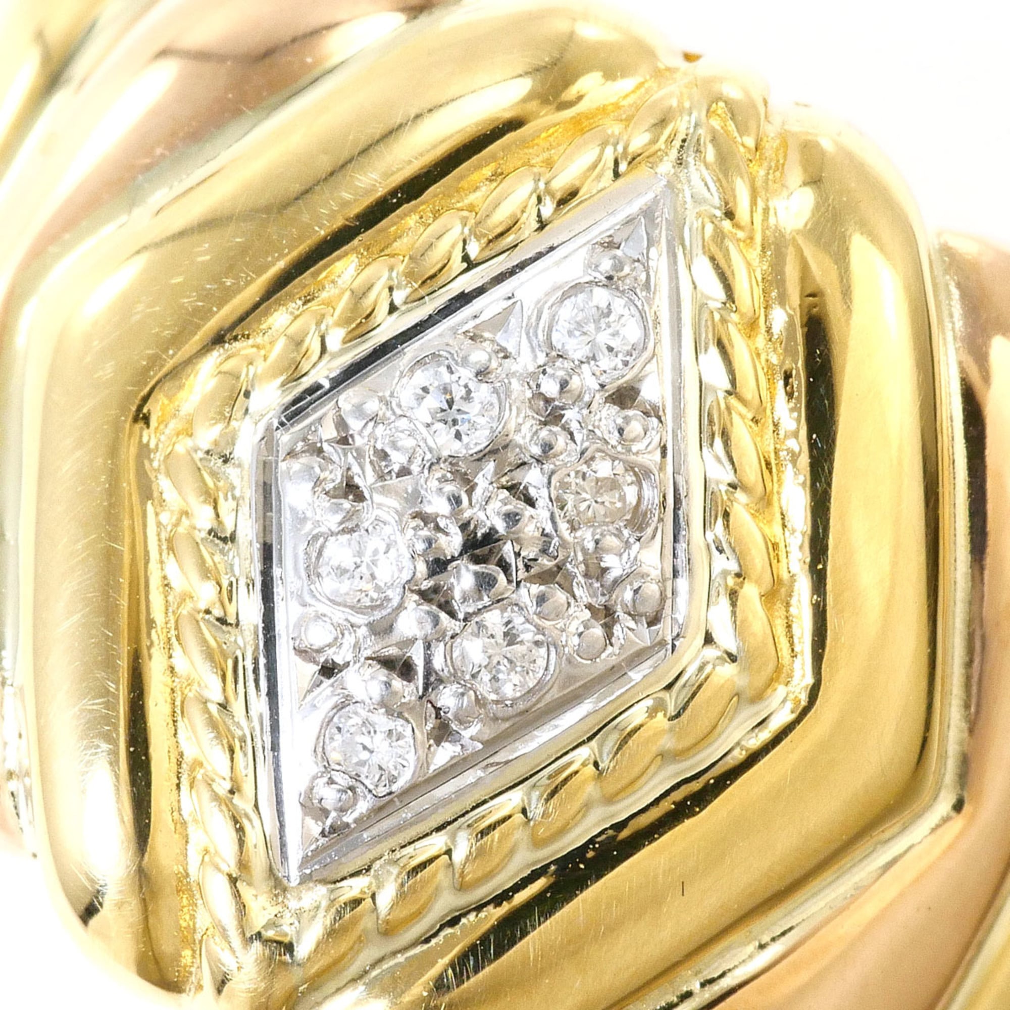 Unbranded Pink Gold Platinum Yellow Gold Yellow Gold (18K) Pink Gold (18K) Platinum 900 Band Ring (Pre-Owned)