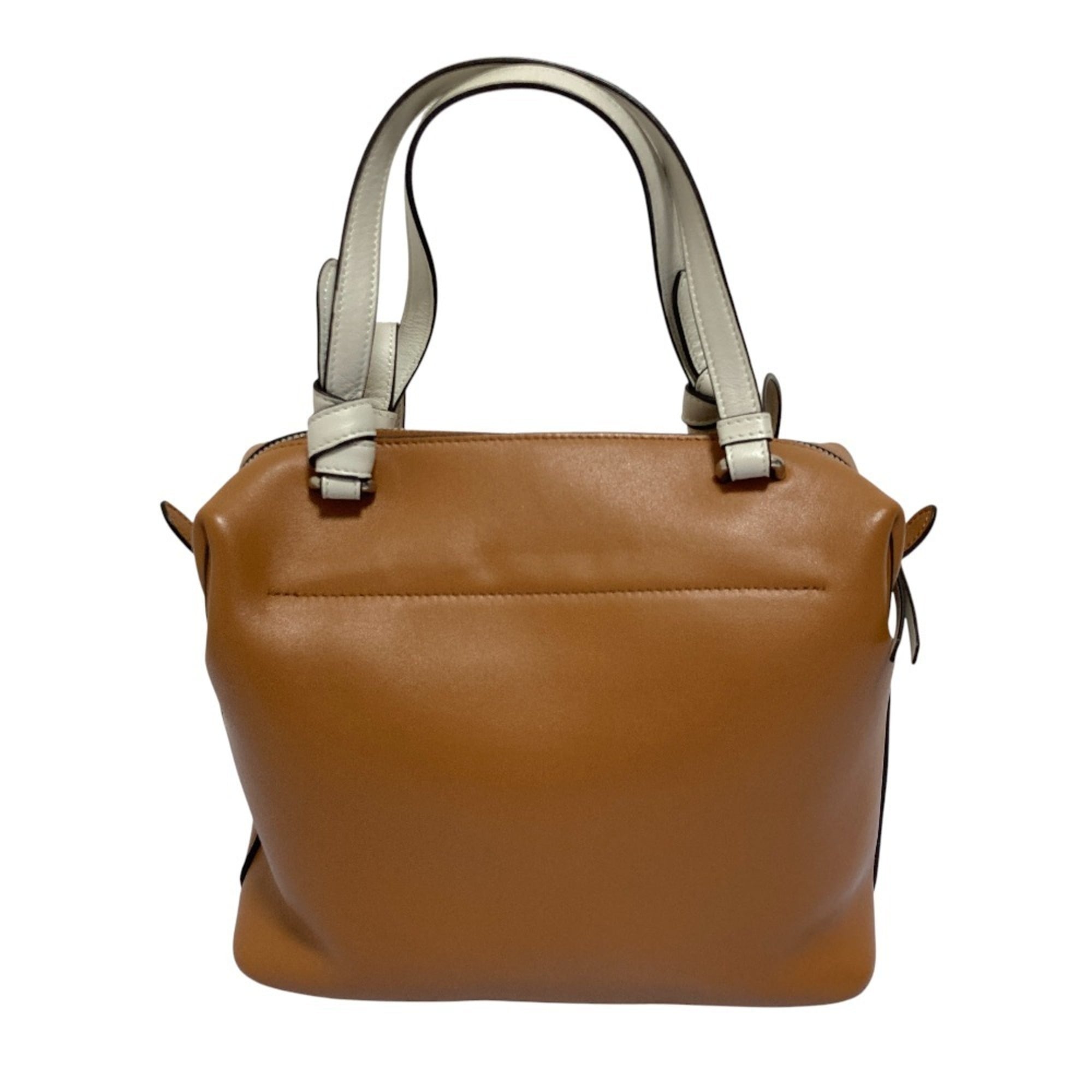 Celine Brown Leather Handbag Shoulder Bag (Pre-Owned)