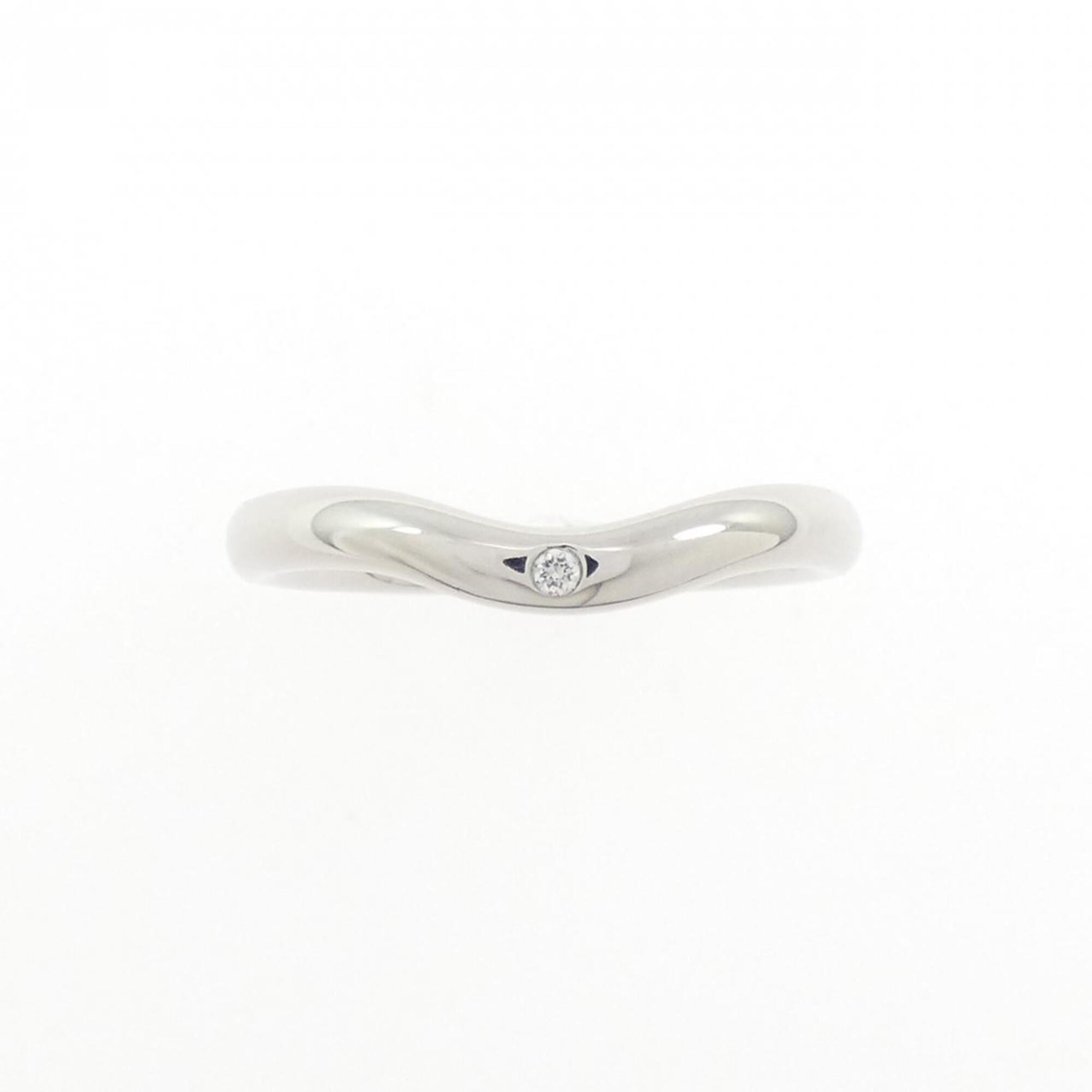 Tiffany Platinum Platinum 950 Band Ring (Pre-Owned)