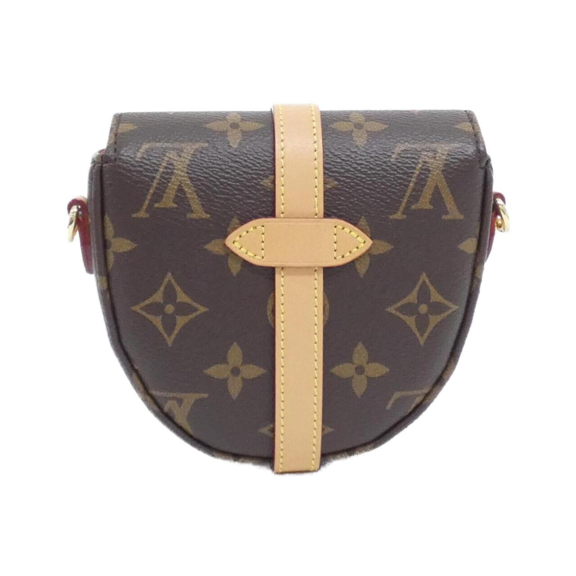 Louis Vuitton Marron Coated Canvas Shoulder Bag (Pre-Owned)
