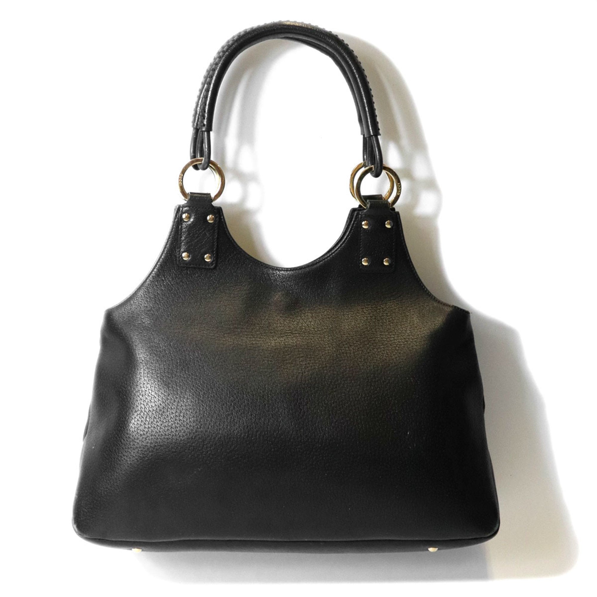 Gucci Black Leather Shoulder Bag (Pre-Owned)