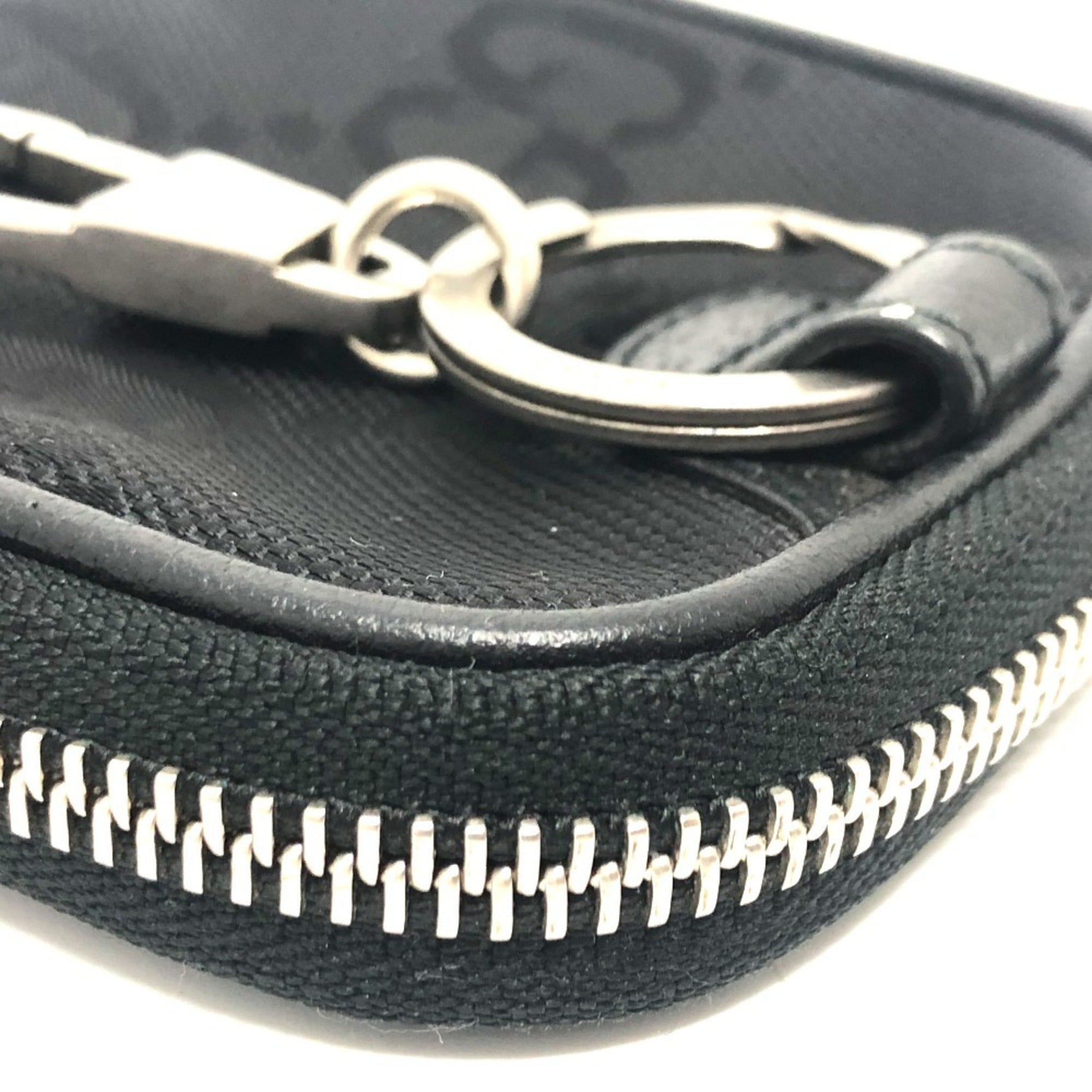 Gucci Black Gg Canvas Coin Purse/Coin Case (Pre-Owned)