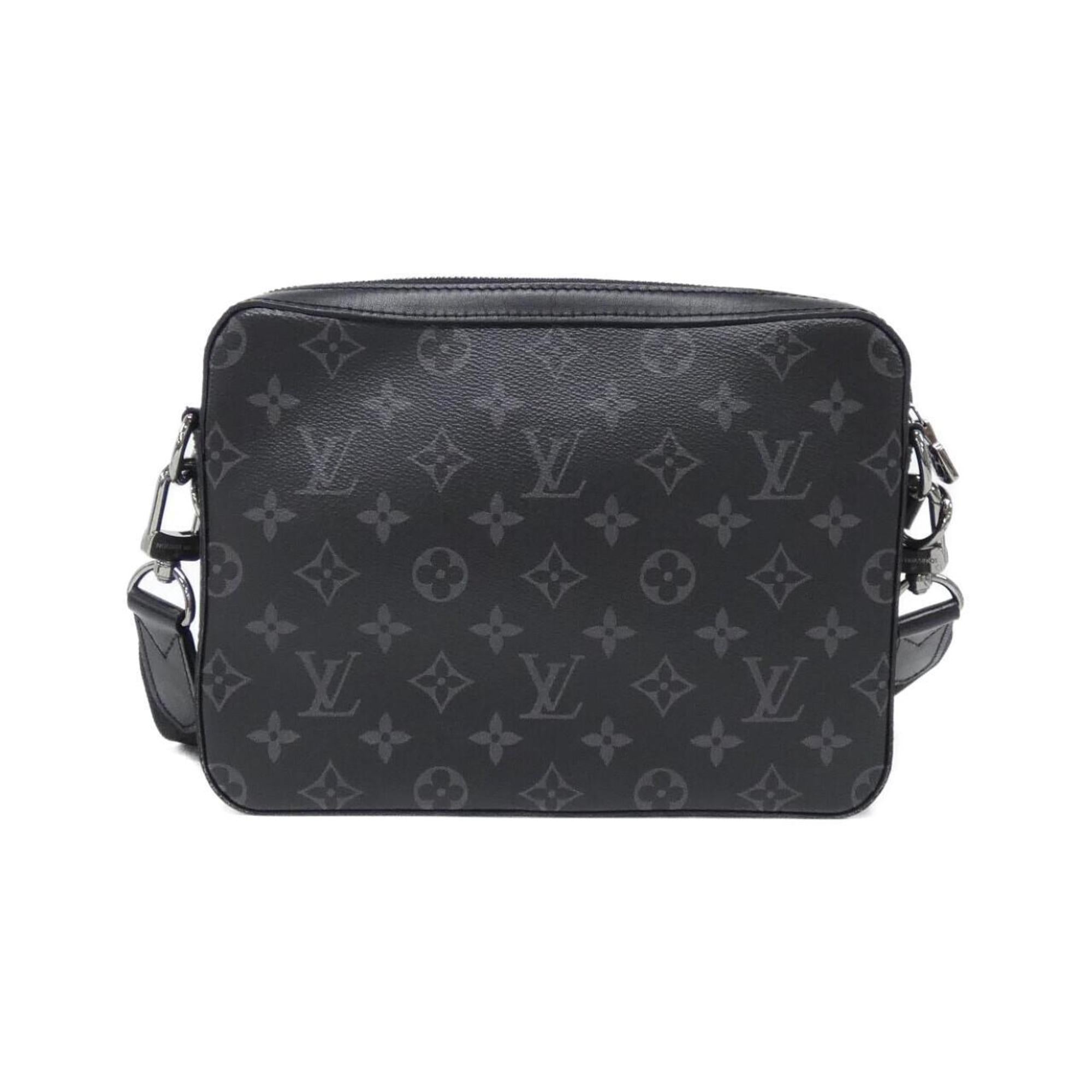 Louis Vuitton Monogram Eclipse Black Gris Coated Canvas Shoulder Bag (Pre-Owned)