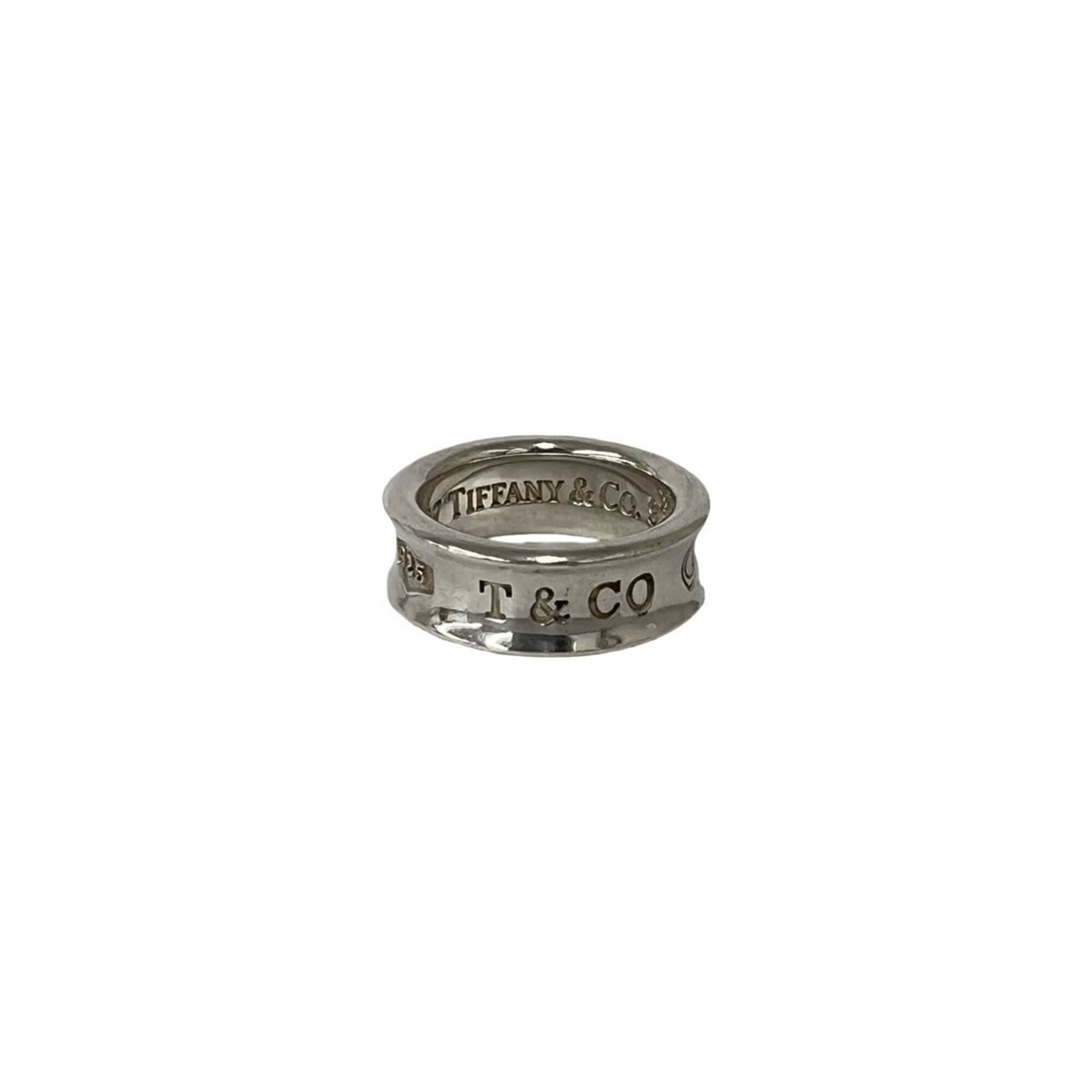 Tiffany Silver Silver 925 Band Ring (Pre-Owned)