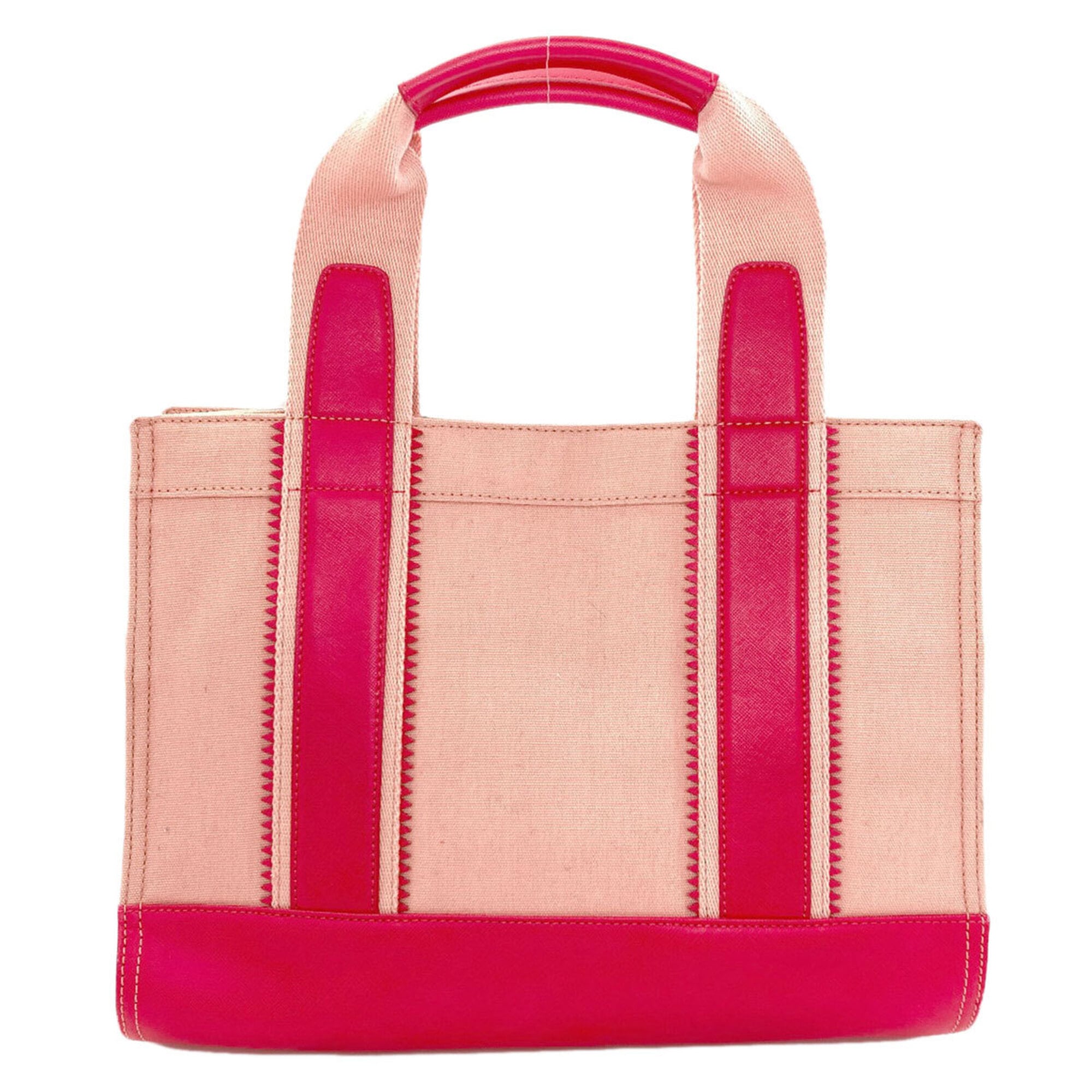 Tory Burch Pink Canvas Handbag (Pre-Owned)