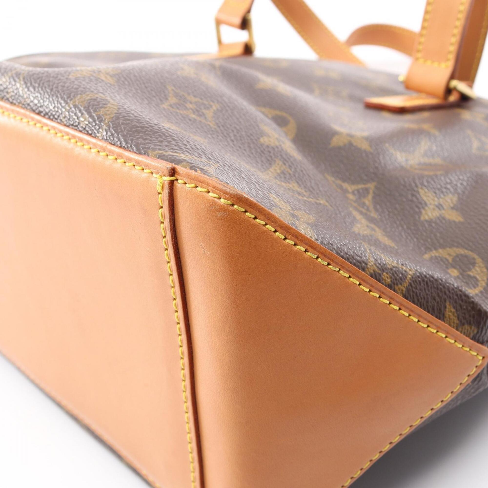 Louis Vuitton Brown Monogram Coated Canvas Leather Handbag Shoulder Bag (Pre-Owned)
