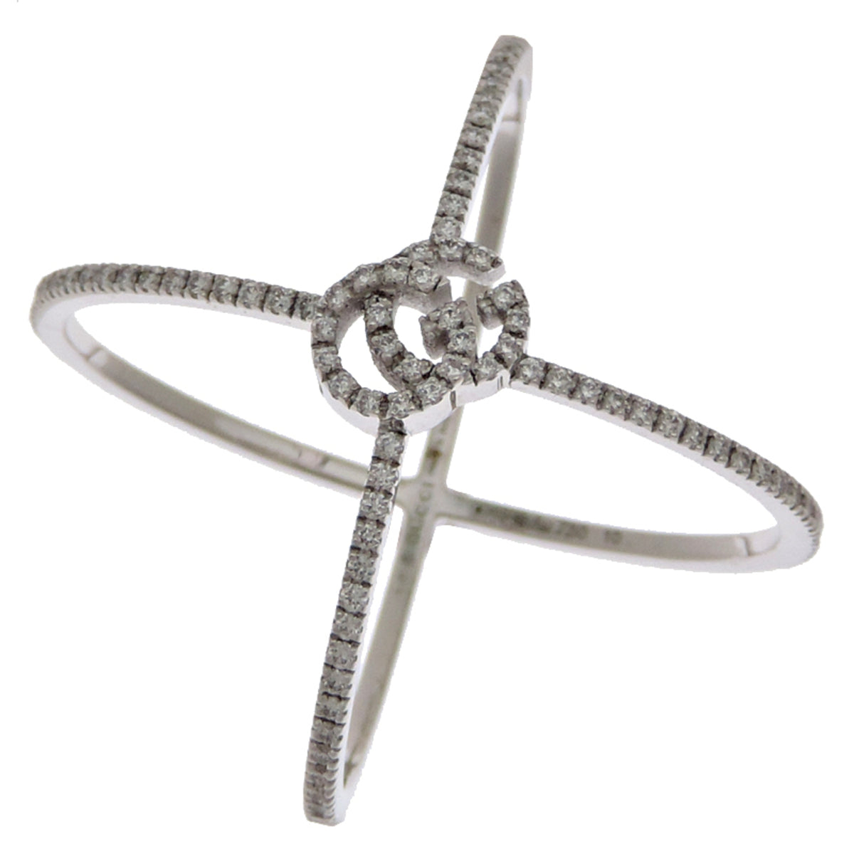 Gucci White Gold (18K) Band Ring (Pre-Owned)
