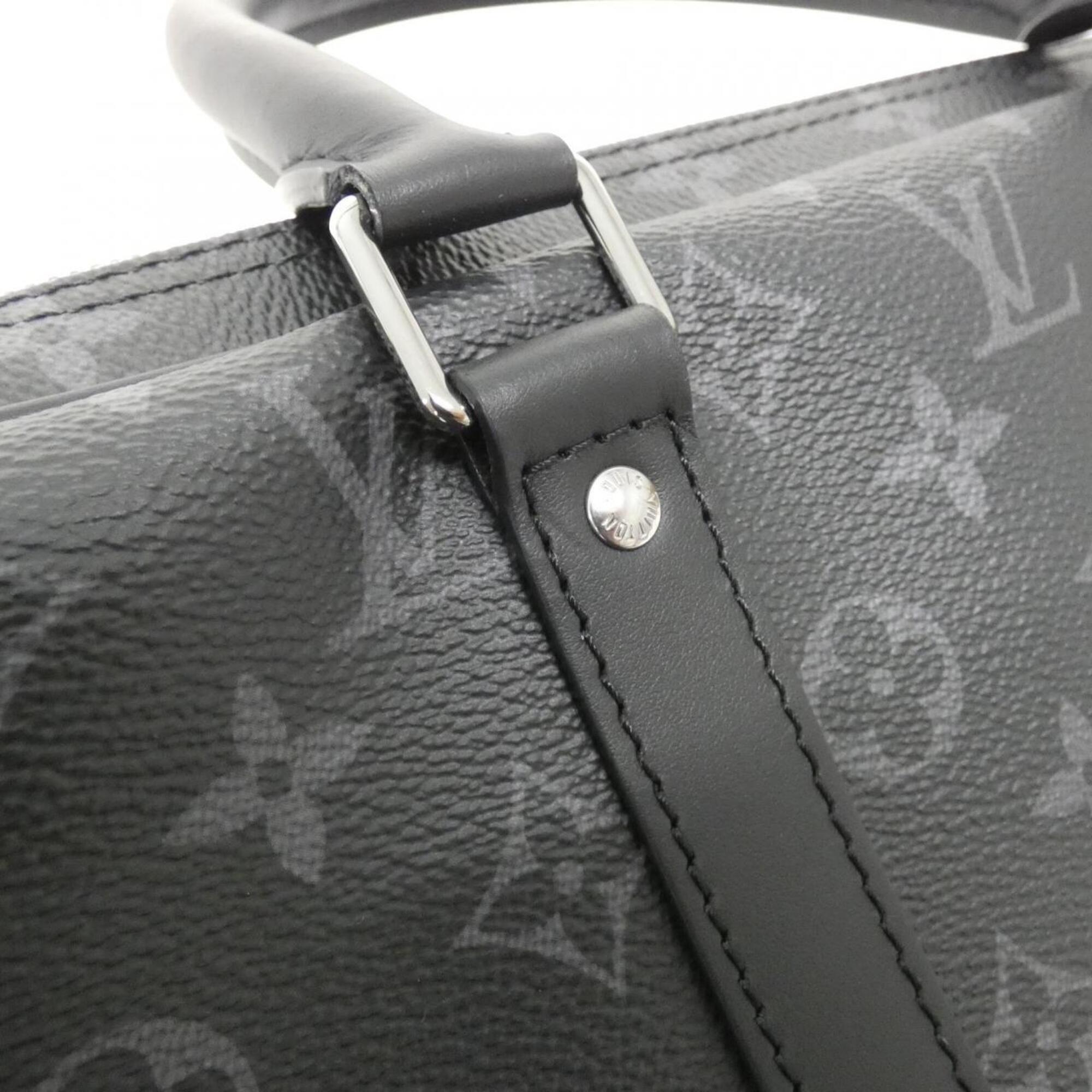 Louis Vuitton Black Coated Canvas Handbag (Pre-Owned)