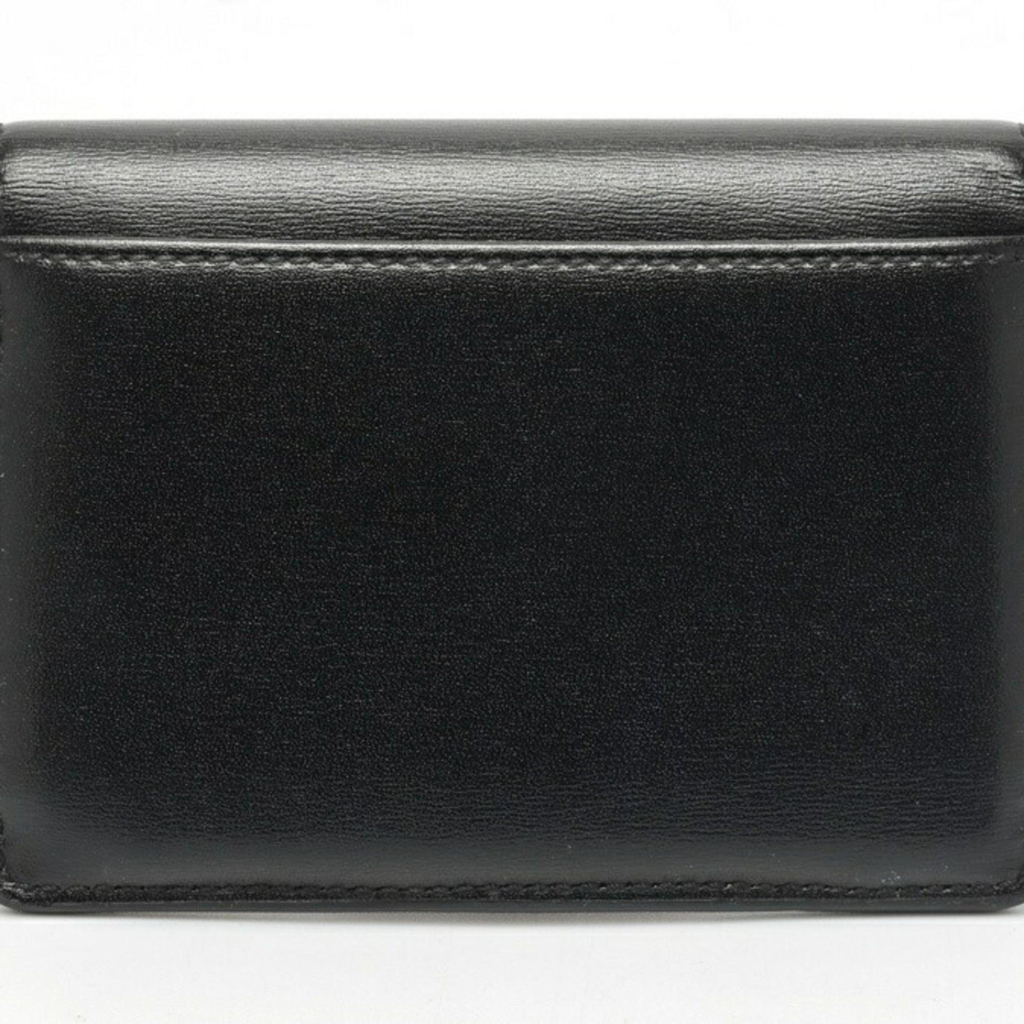 Celine Black Leather Coin Purse/Coin Case (Pre-Owned)