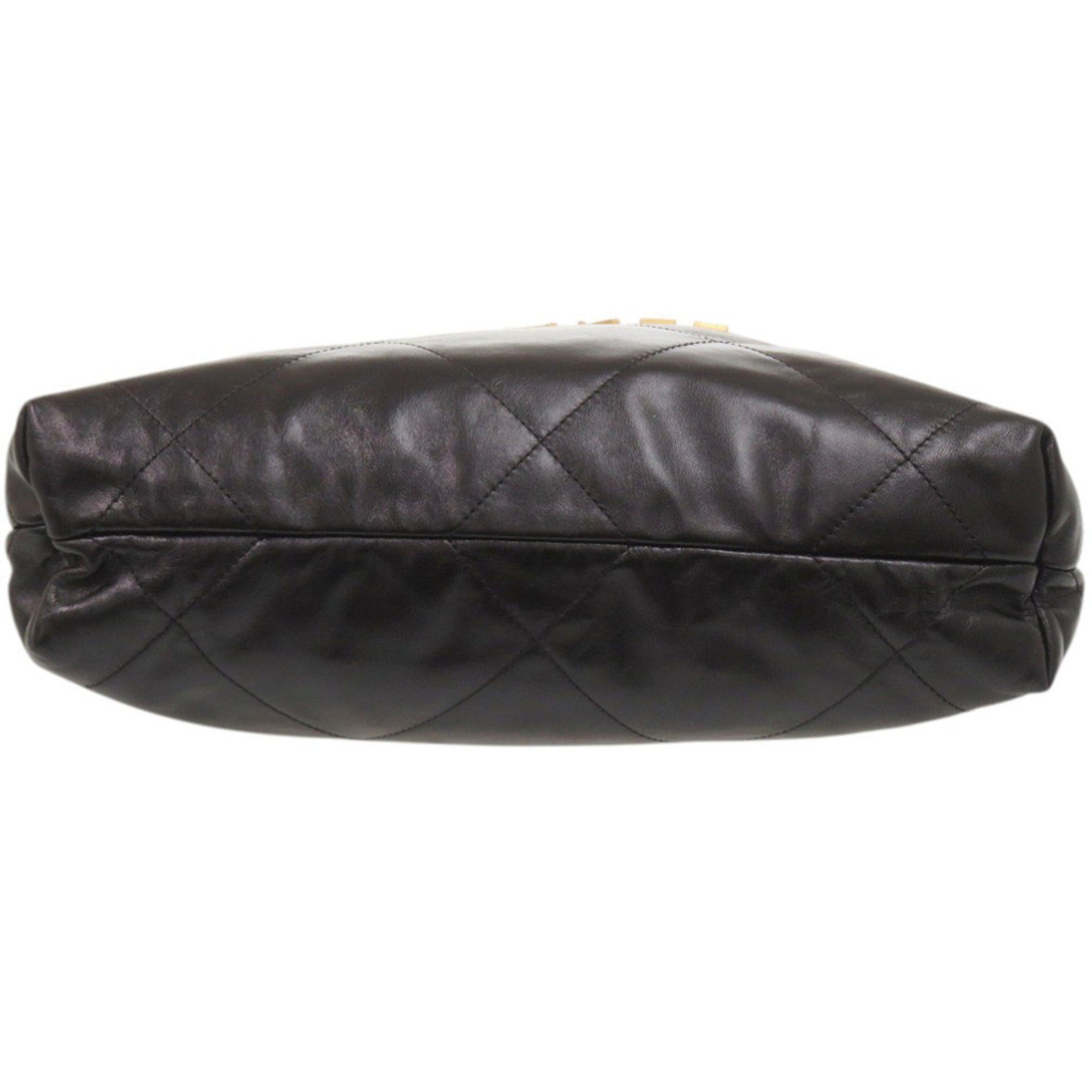 Chanel Black Leather Tote Bag (Pre-Owned)