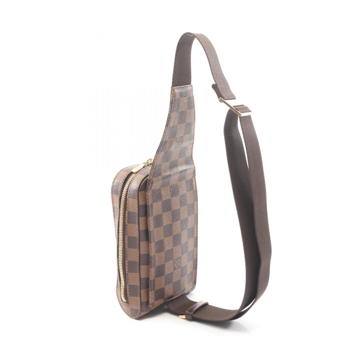 Louis Vuitton Brown Coated Canvas Fanny Pack Sling Bag (Pre-Owned)