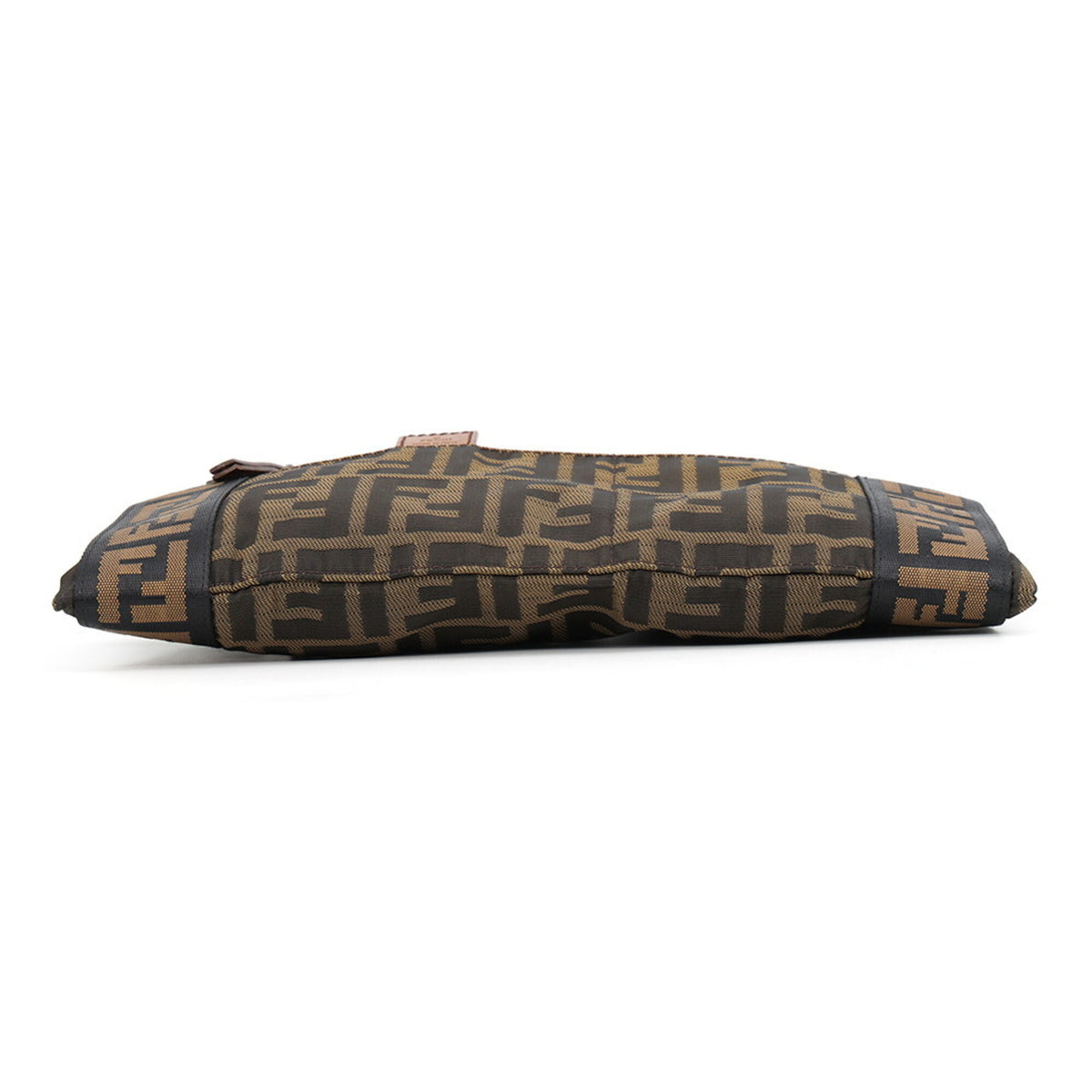 Fendi Brown Canvas Handbag Sling Bag (Pre-Owned)