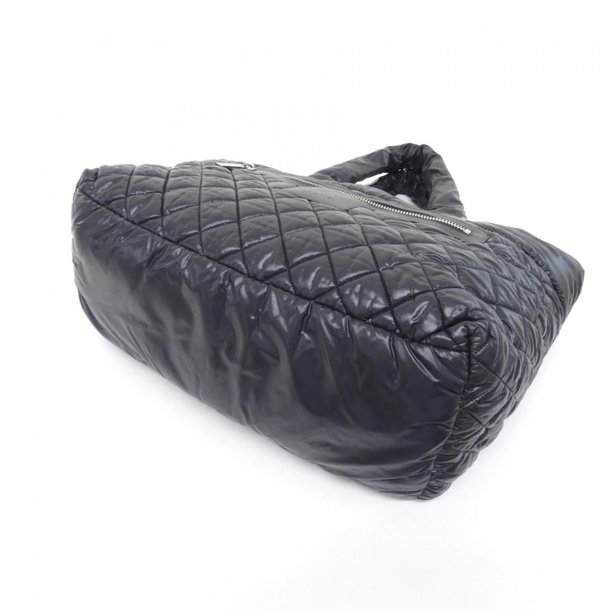 Chanel Black Nylon Handbag (Pre-Owned)