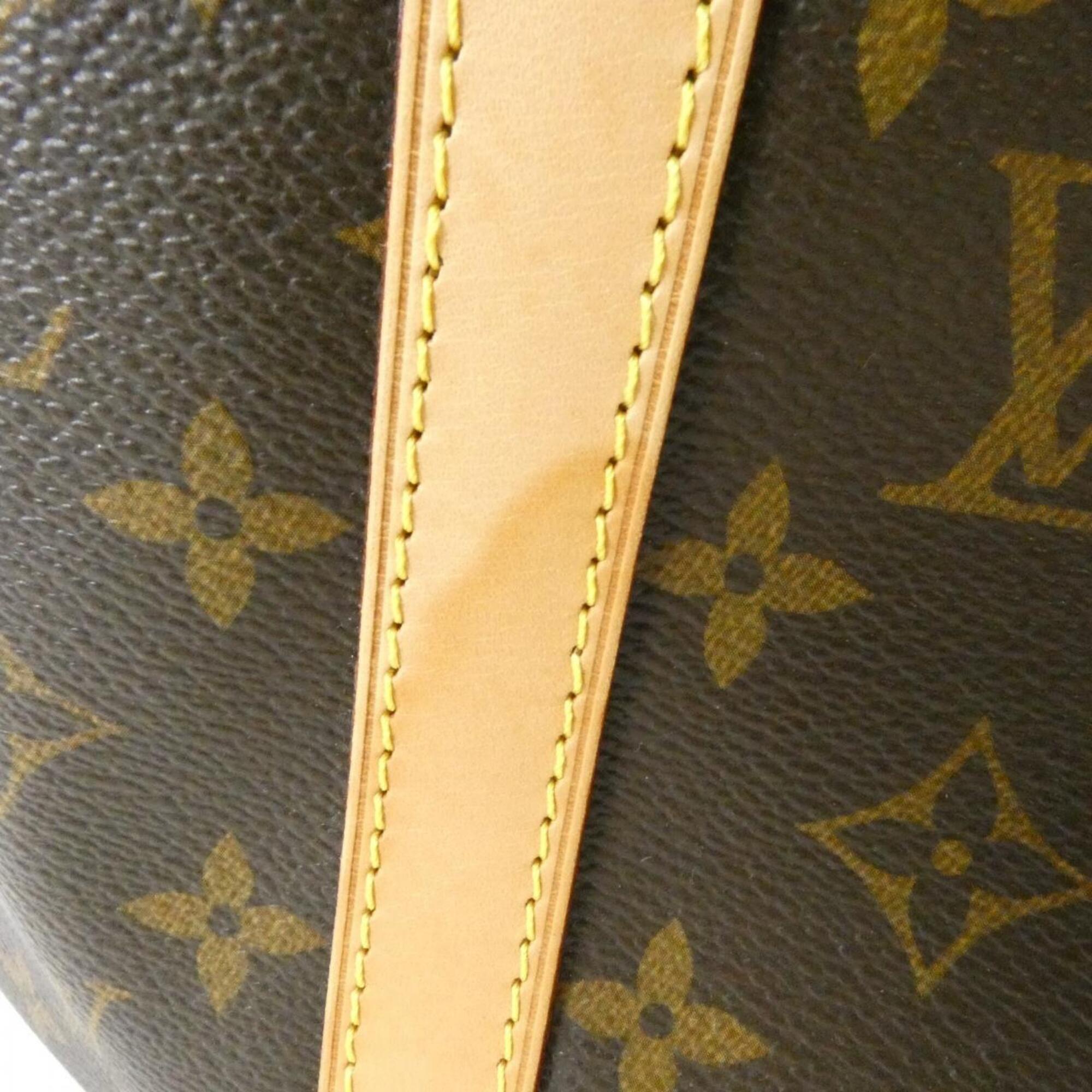 Louis Vuitton Monogram Marron Coated Canvas Boston Bag (Pre-Owned)