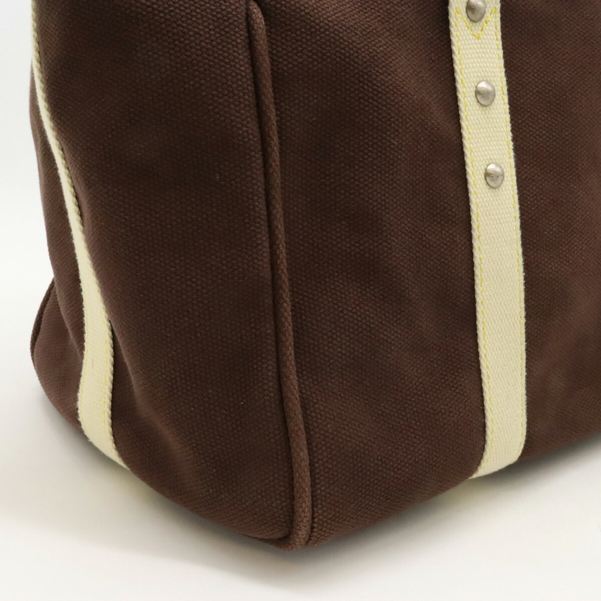 Louis Vuitton Moka Canvas Boston Bag Tote Bag (Pre-Owned)