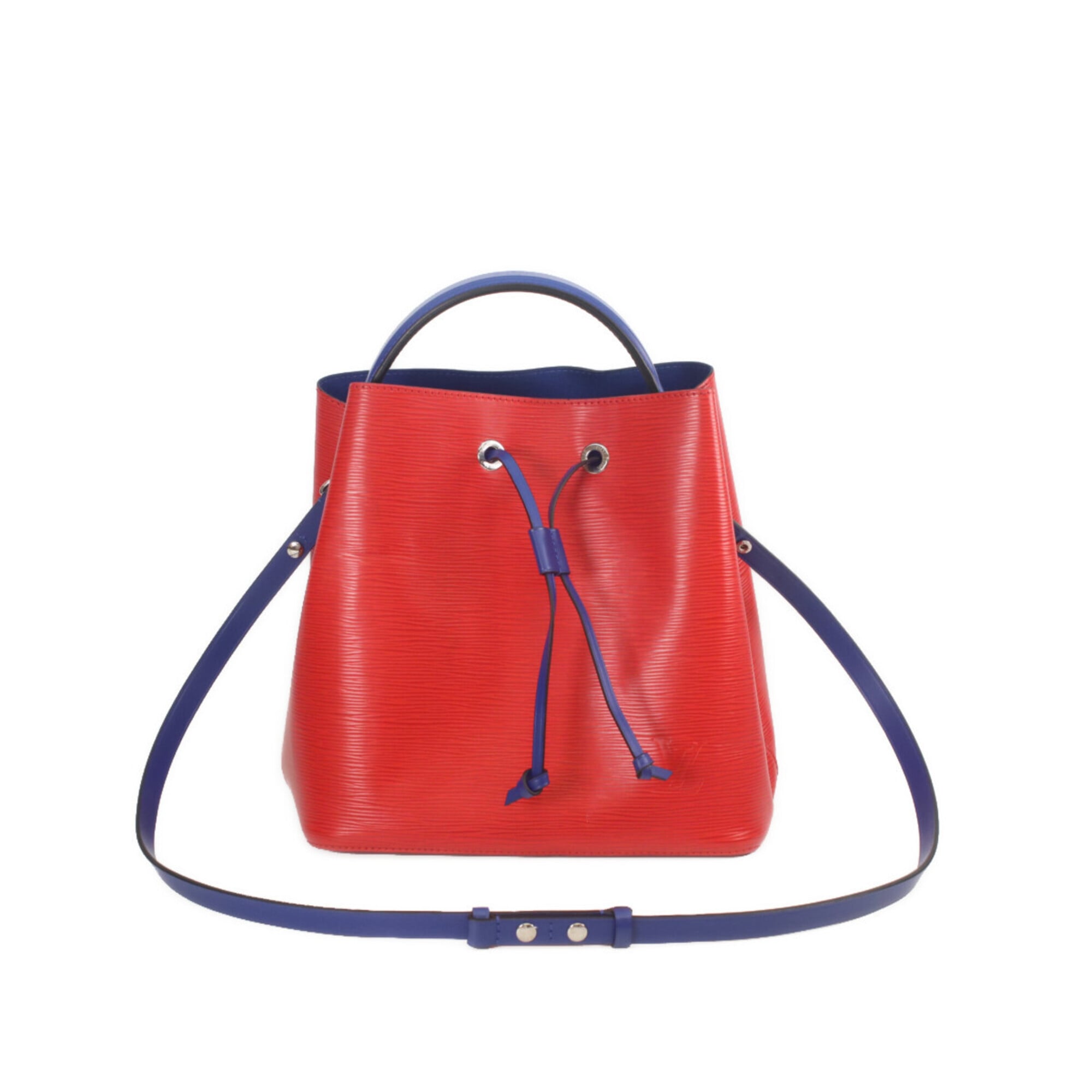 Louis Vuitton Blue Red Color Epi Leather Shoulder Bag (Pre-Owned)