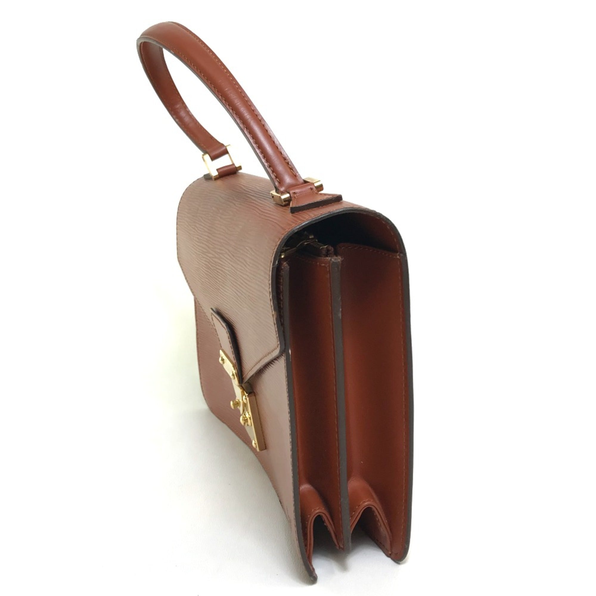 Louis Vuitton Brown Leather Handbag (Pre-Owned)