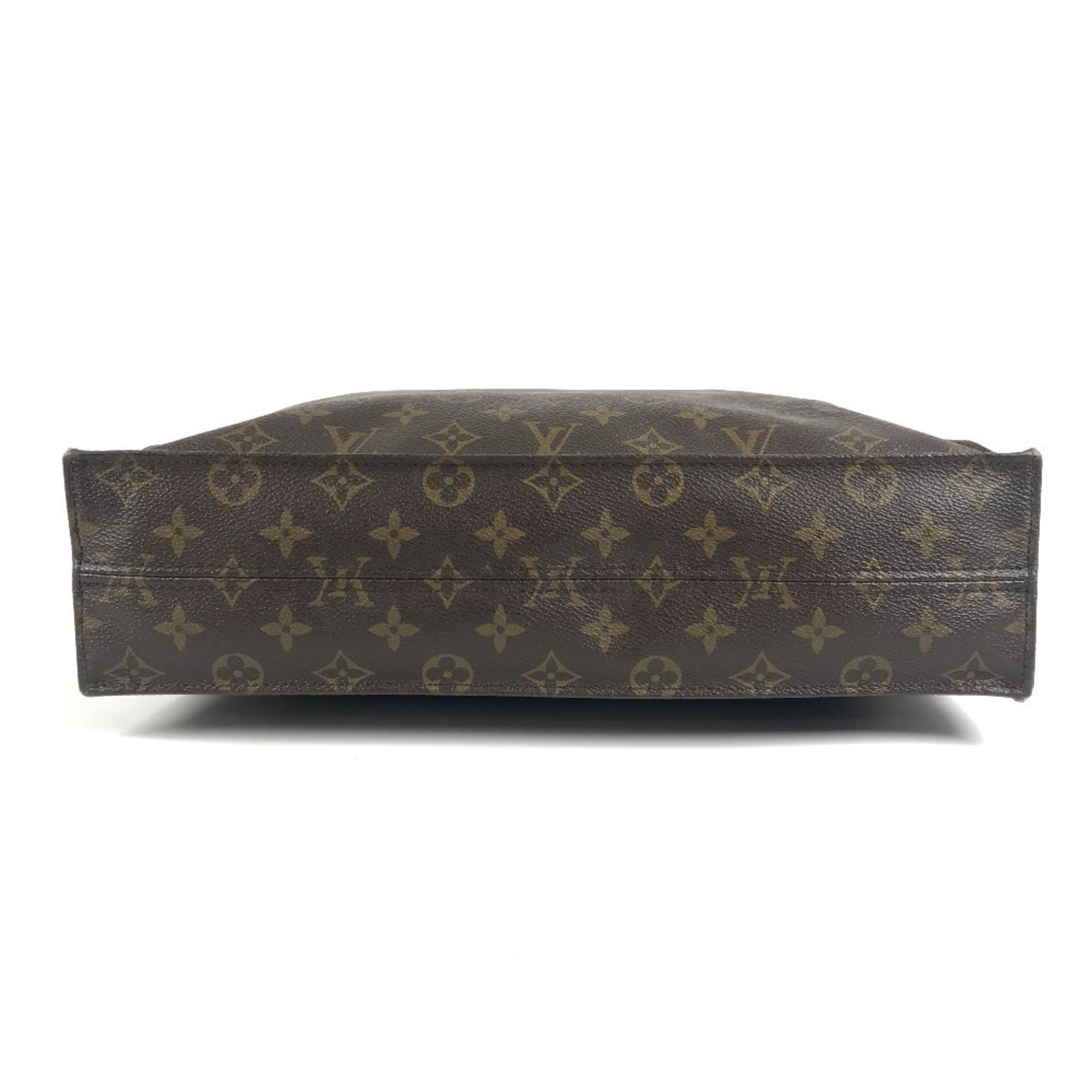 Louis Vuitton Brown Monogram Canvas Handbag Tote Bag (Pre-Owned)