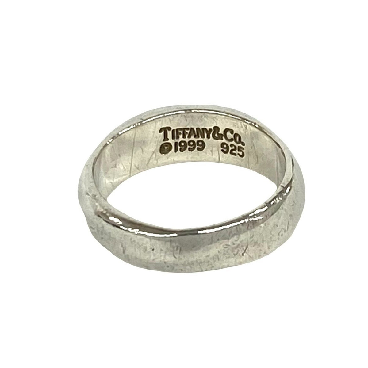 Tiffany Silver Silver 925 Band Ring (Pre-Owned)