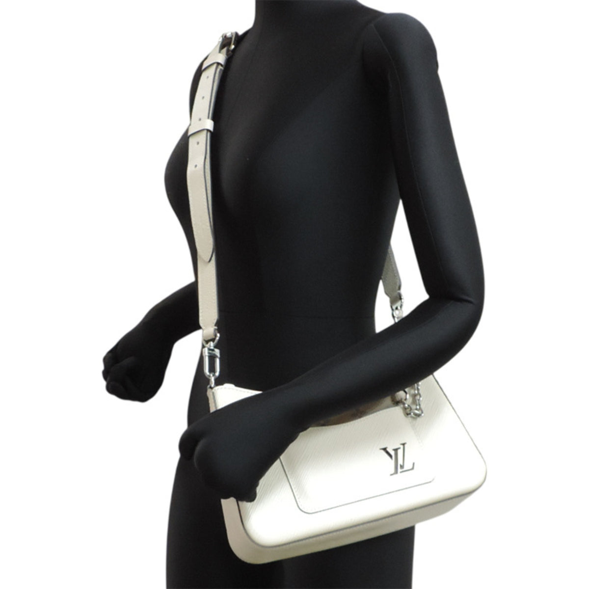 Louis Vuitton White Epi Leather Handbag (Pre-Owned)
