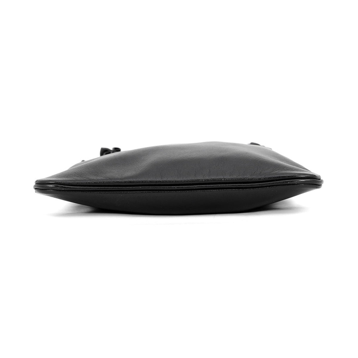 Hermes Black Swift Leather Shoulder Bag (Pre-Owned)