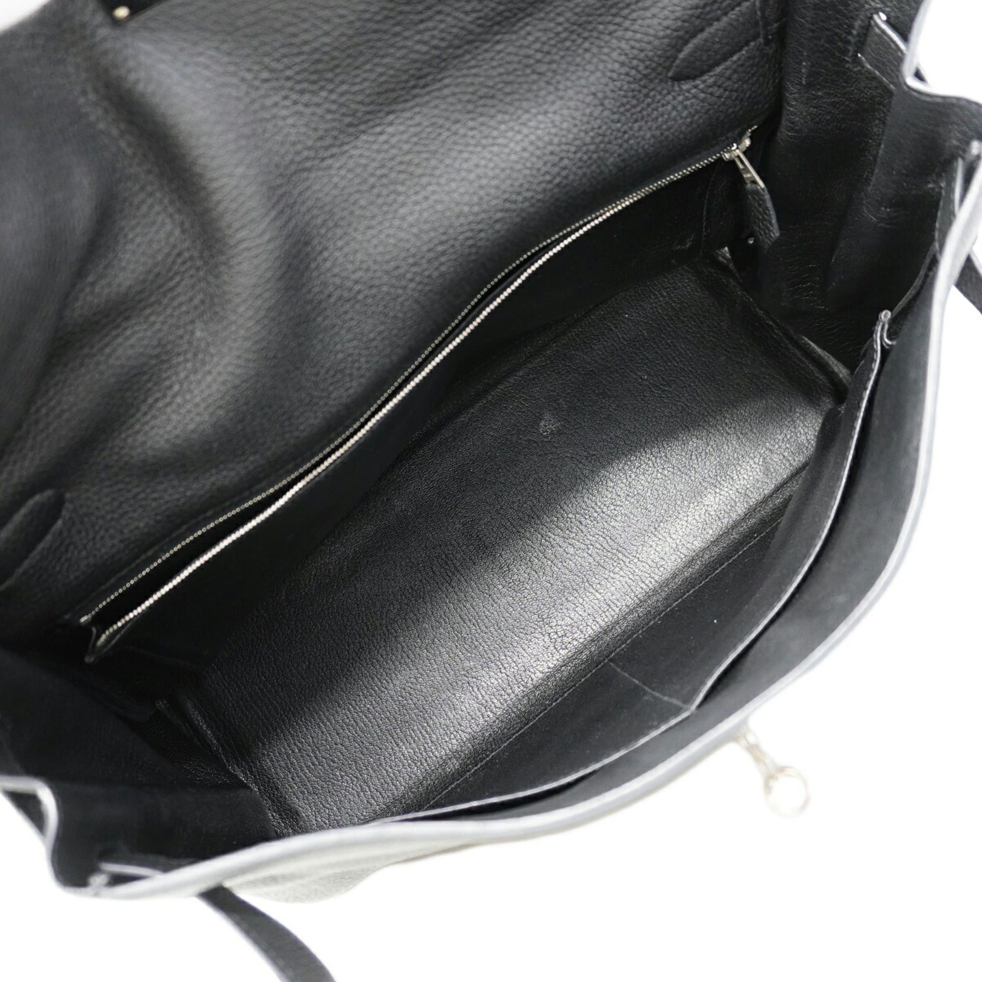 Hermes Black Togo Leather Handbag (Pre-Owned)