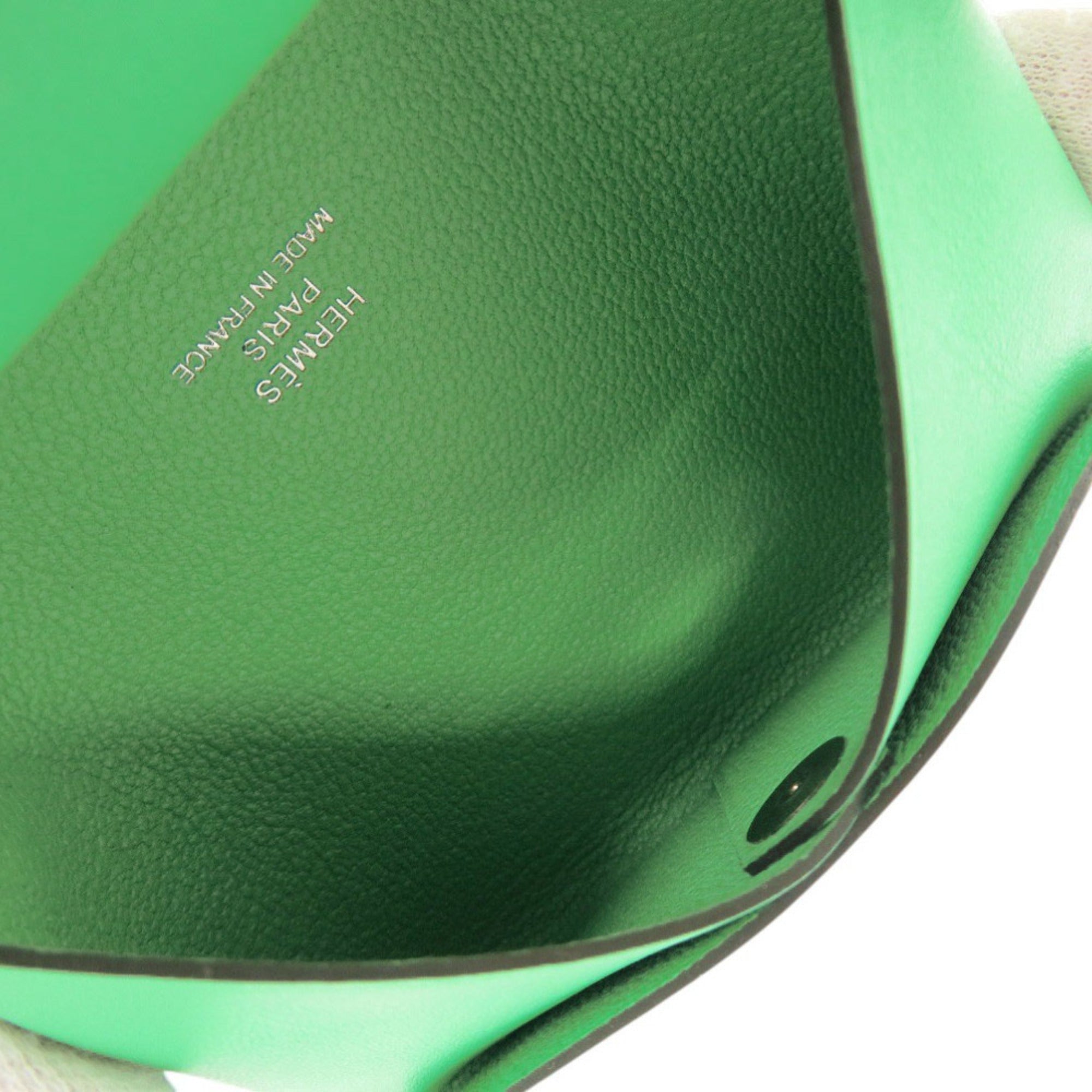 Hermes Green Vert Swift Leather Coin Purse/Coin Case (Pre-Owned)