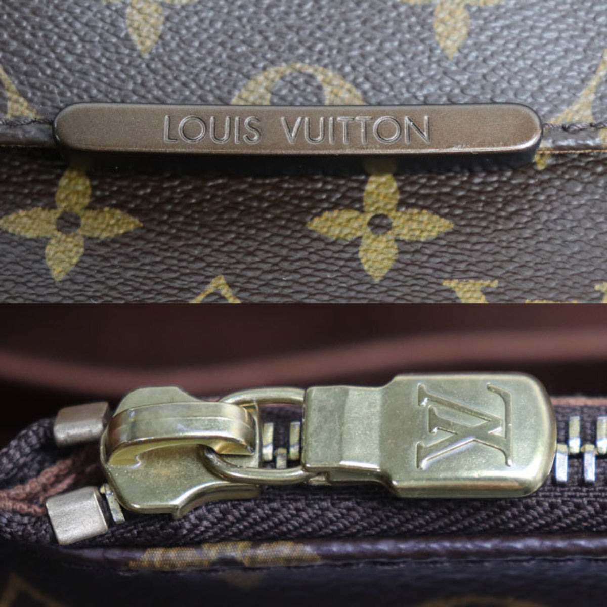 Louis Vuitton Brown Monogram Shoulder Bag (Pre-Owned)
