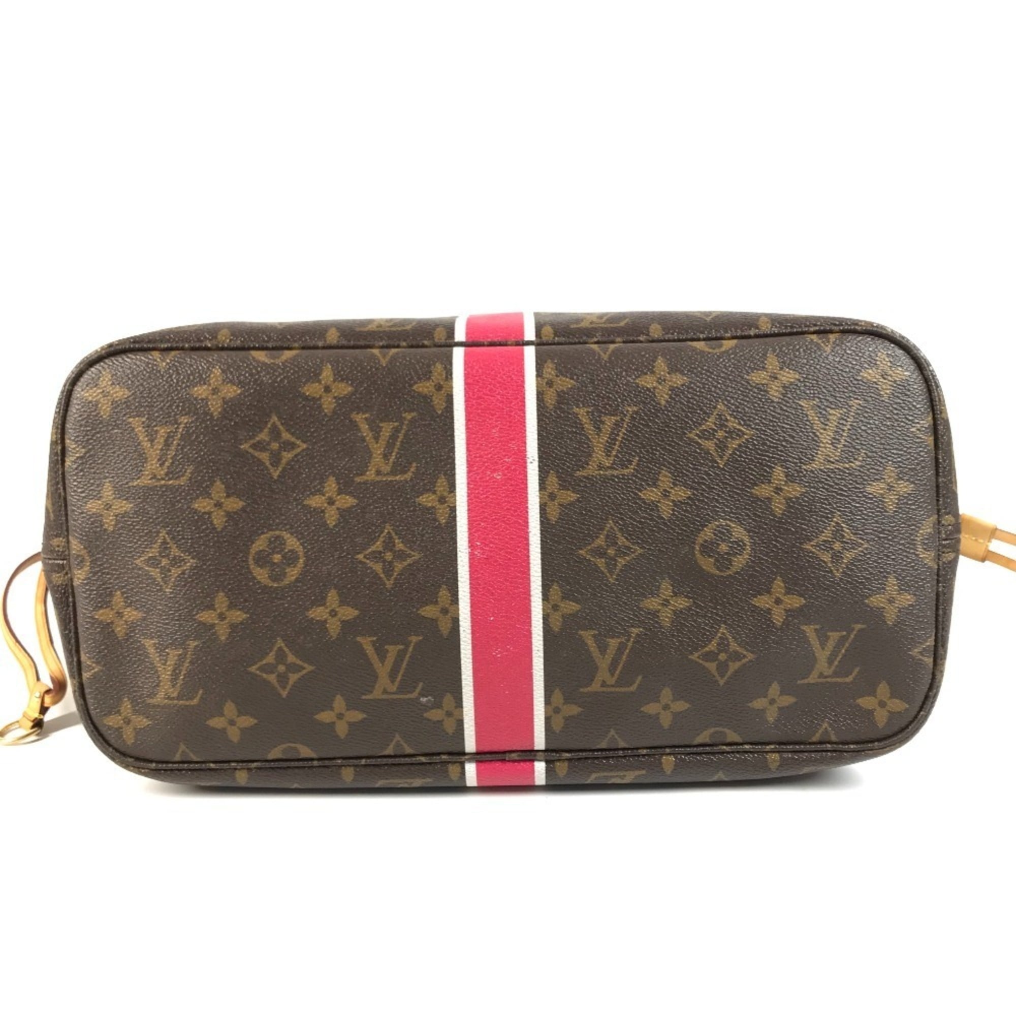 Louis Vuitton Brown Galle Monogram Pink Pivoine Monogram Shoulder Bag Tote Bag (Pre-Owned)