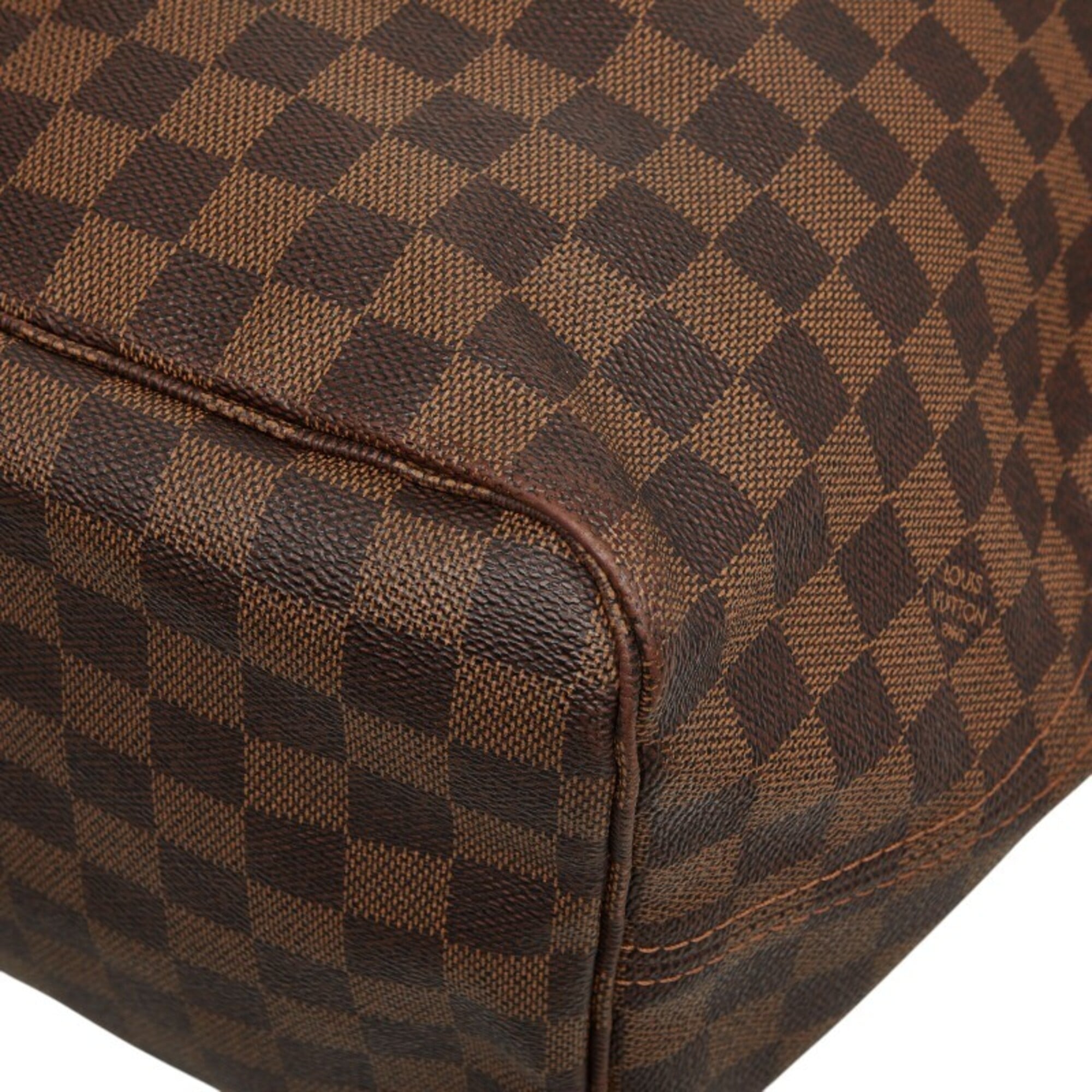 Louis Vuitton Brown Pvc Leather Tote Bag (Pre-Owned)