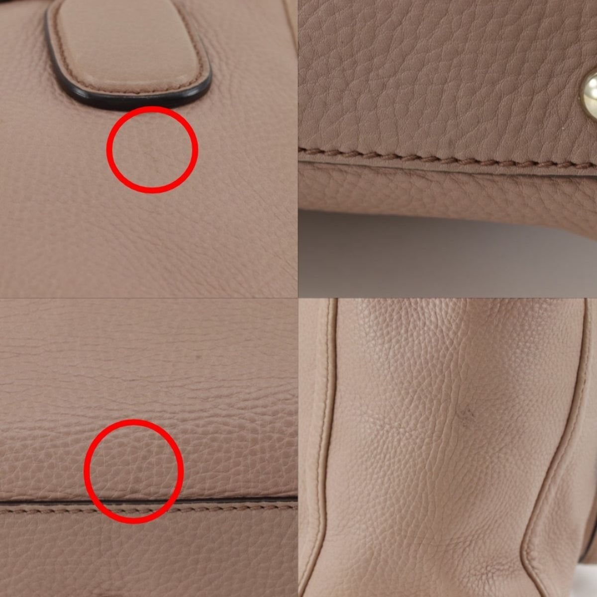 Gucci Soho Pink Leather Tote Bag (Pre-Owned)