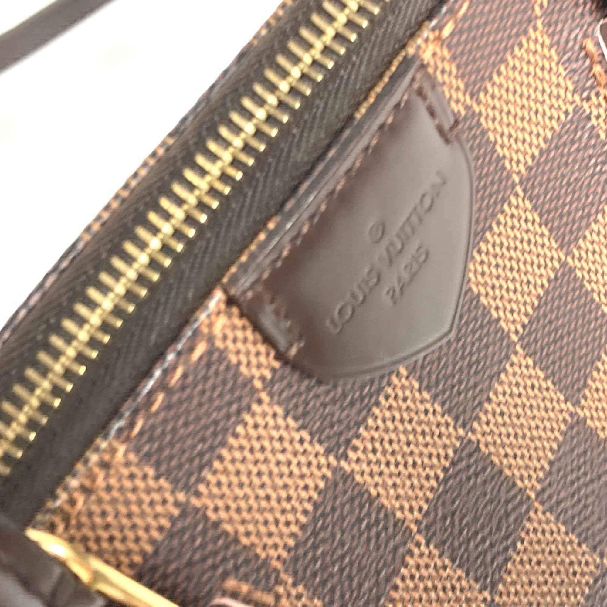Louis Vuitton Brown Pink Rose Ballerine Damier Canvas Handbag Shoulder Bag (Pre-Owned)